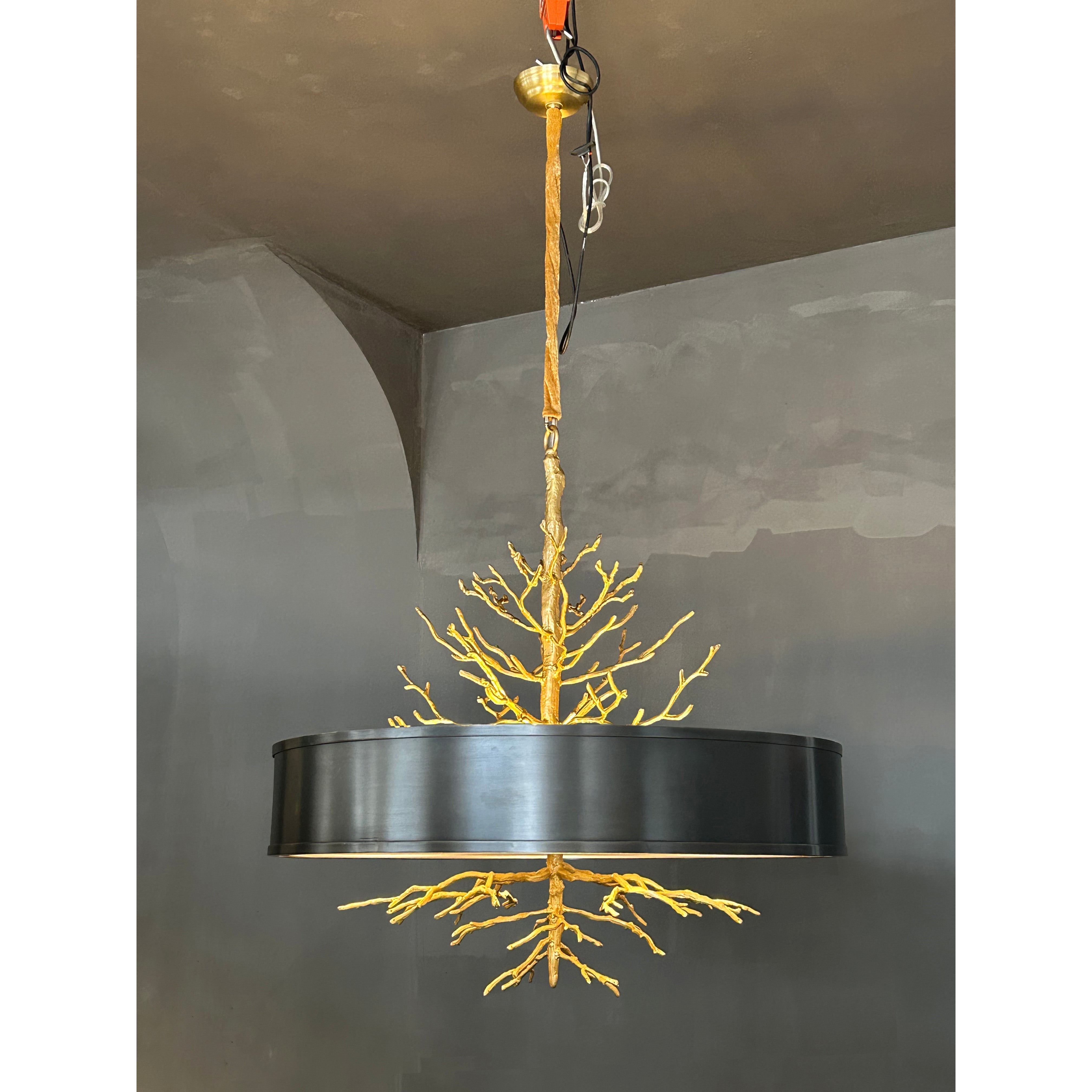 Arvele Individual Creativity Brass Metal Chandelier - Lamp Copper
