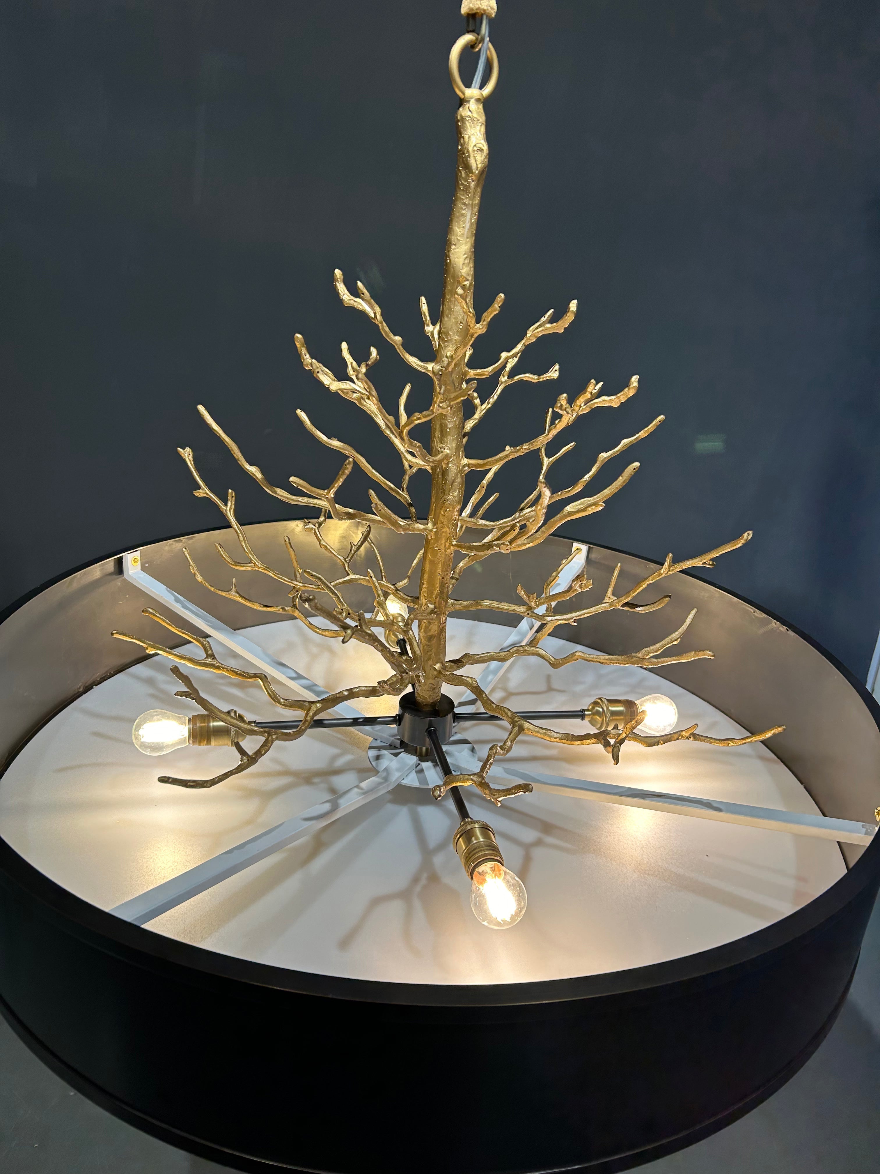 Arvele Individual Creativity Brass Metal Chandelier - Lamp Copper