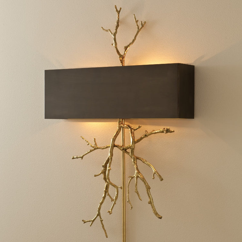 Vivaria Individual Creativity Brass Metal Wall Lamp - Lamp Copper
