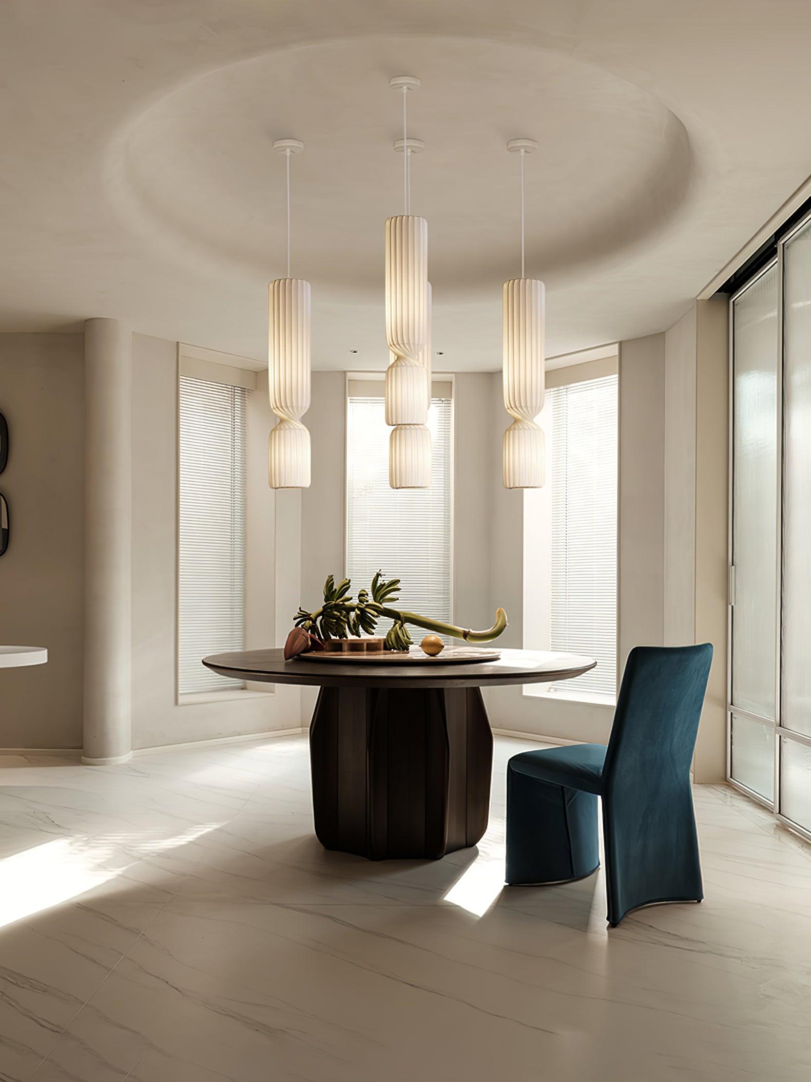 Twist Minimalist PVC Pendant Lamp - Blowlighting