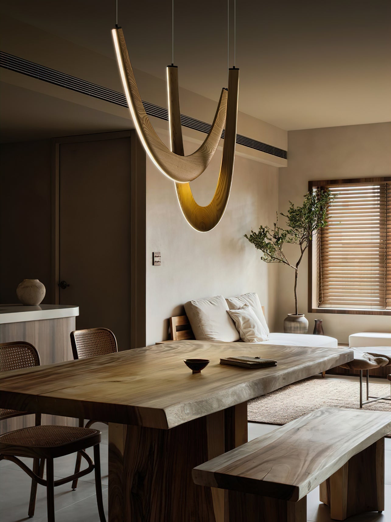 U Wooden Pendant Lamp - Blowlighting