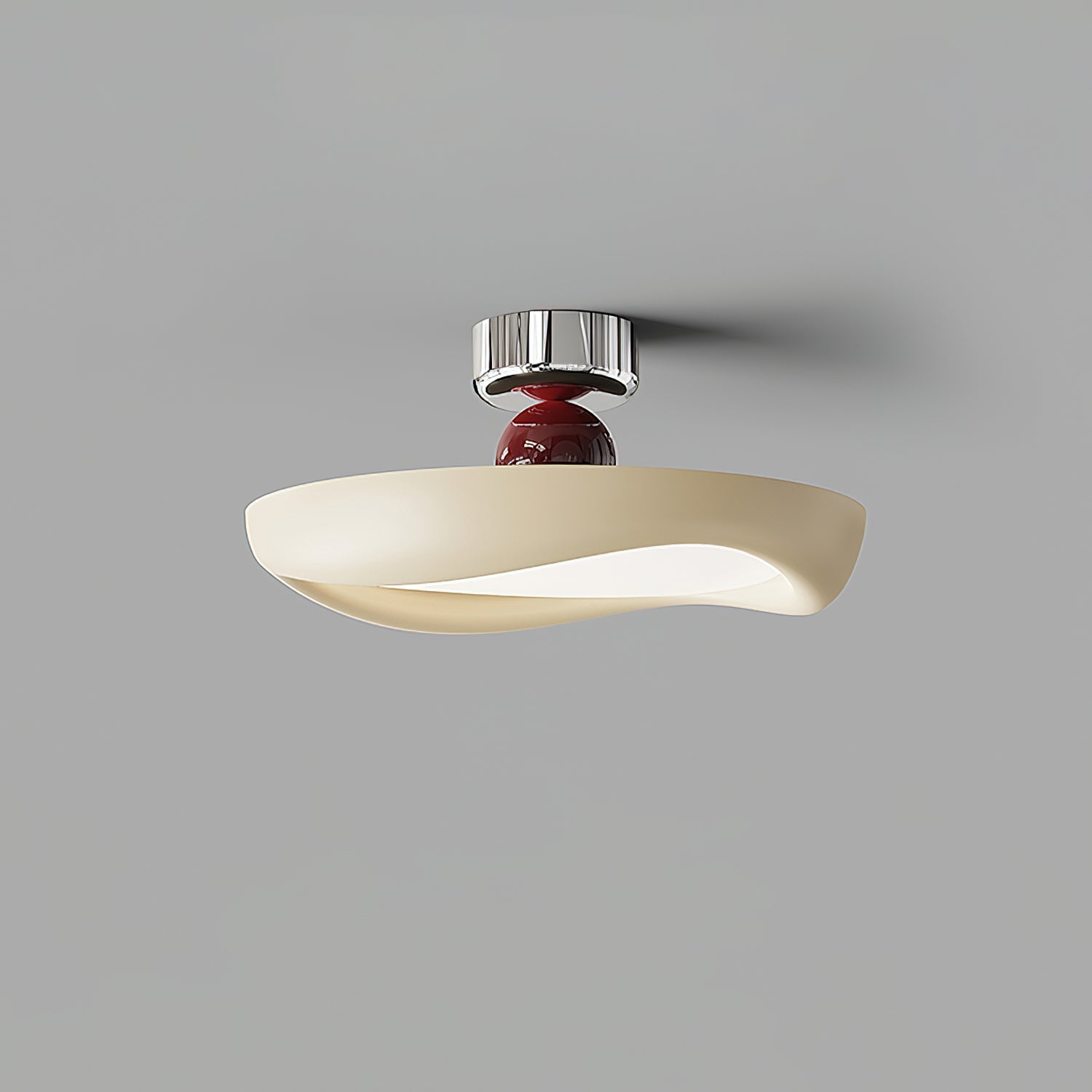 Valeno Moderne Acrylique Fer Plafonnier Lampe