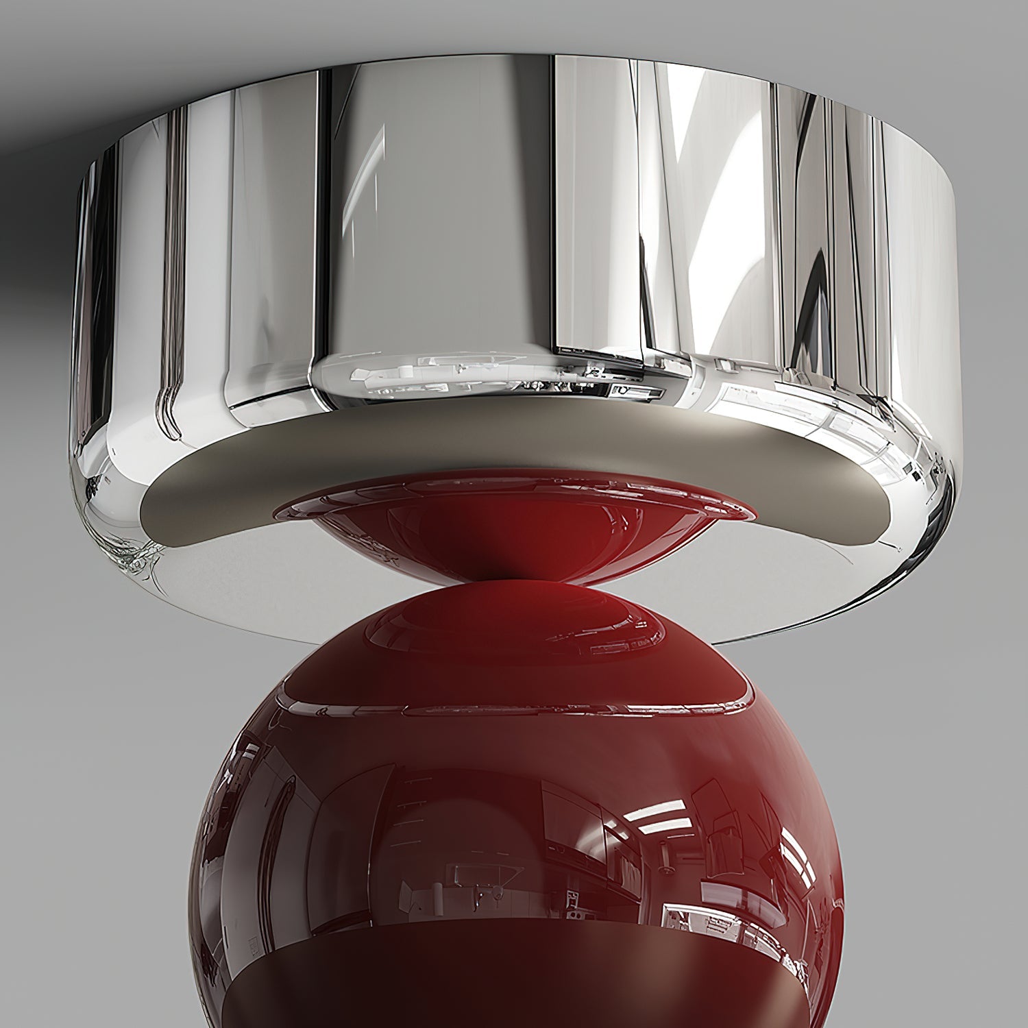 Valeno Moderne Acrylique Fer Plafonnier Lampe