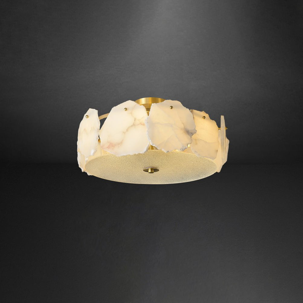 Amara Alabaster Flush Mount Ceiling Light - Letslighting