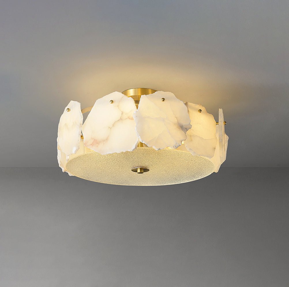 Amara Alabaster Flush Mount Ceiling Light - Letslighting