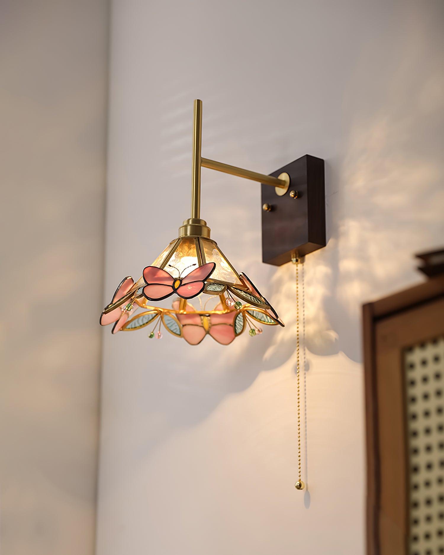 Valerie Wall Lamp Vintage Charm Butterfly - Letslighting