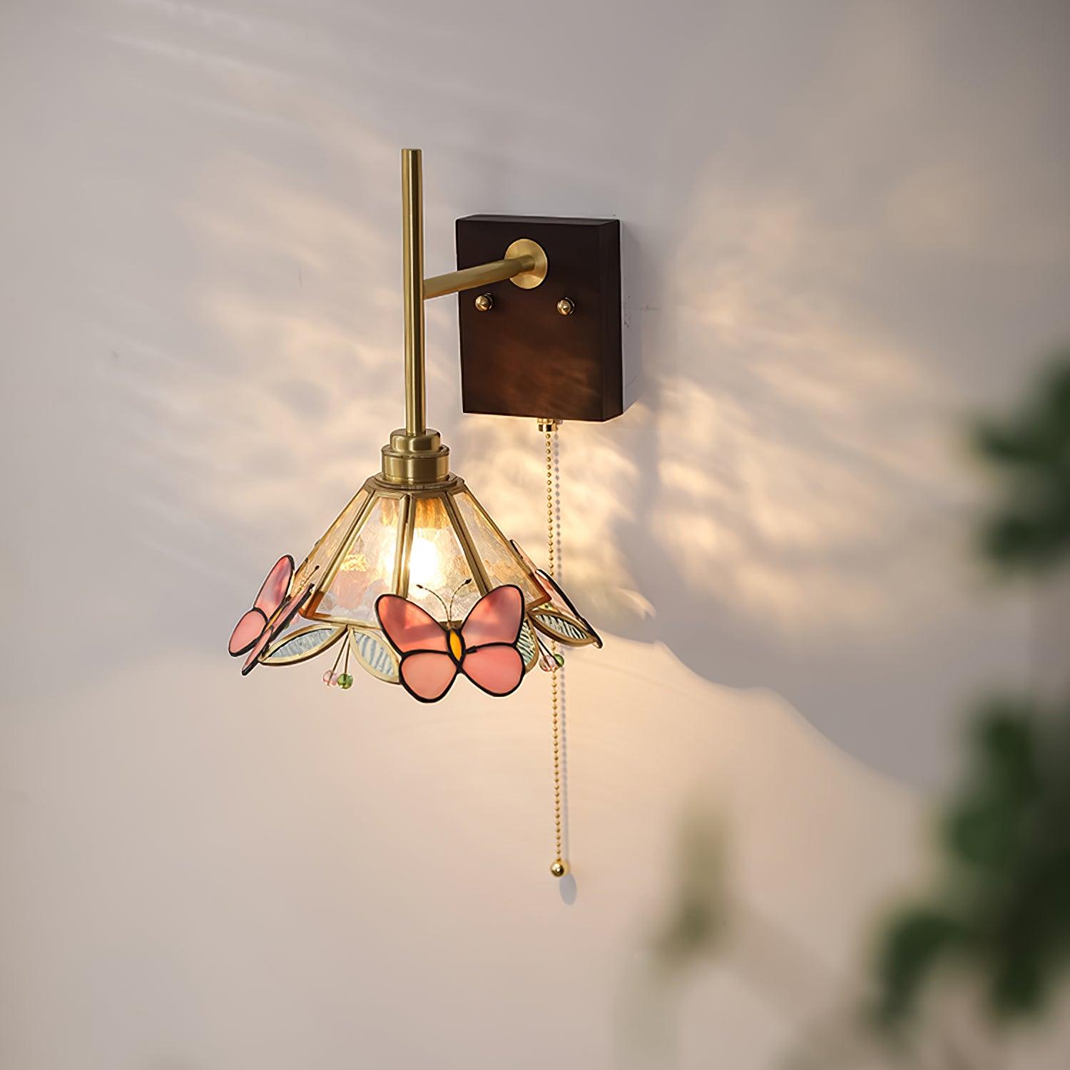 Valerie Wall Lamp Vintage Charm Butterfly - Letslighting