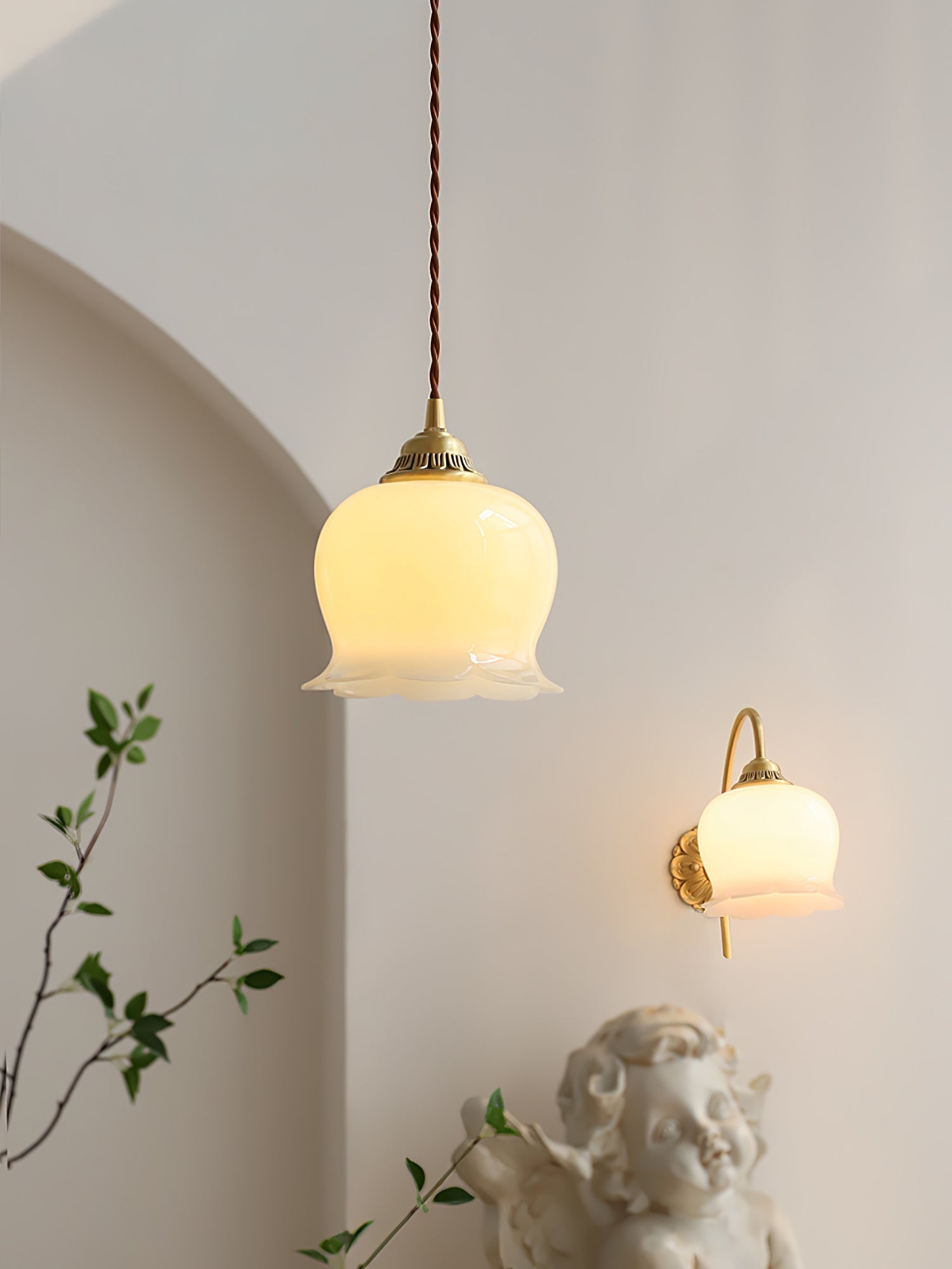Valley flower Pendant Swag Lamp - Blowlighting
