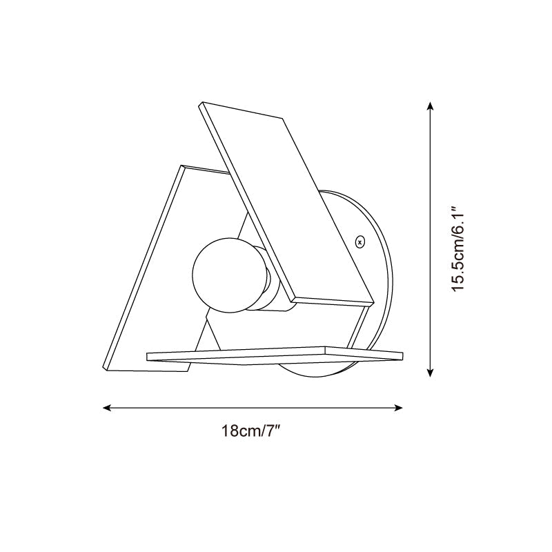 Vanta Wall Lamp Origami-Inspired Geometric - Letslighting