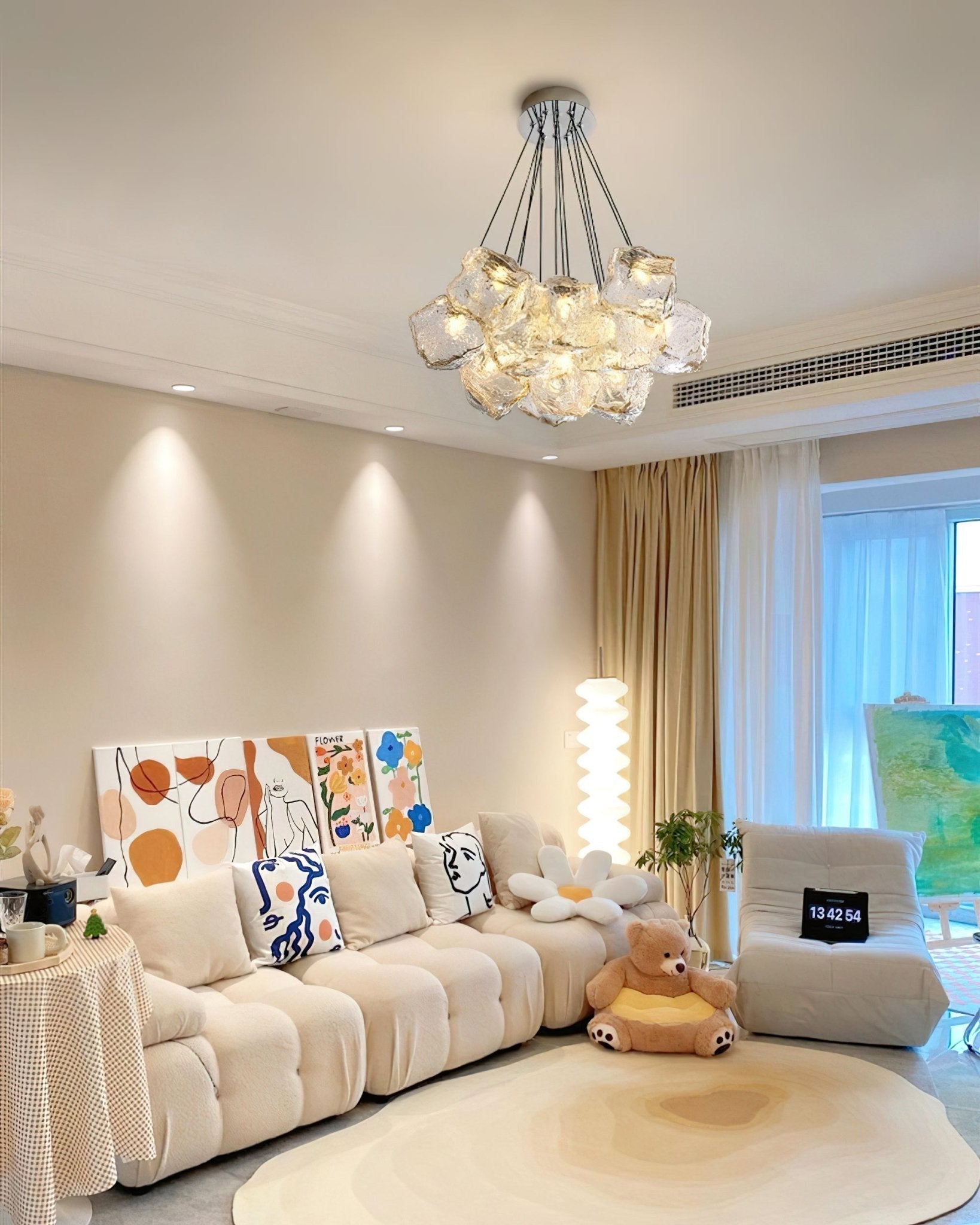 Aurora Chandelier Ice Sparkling - Blowlighting