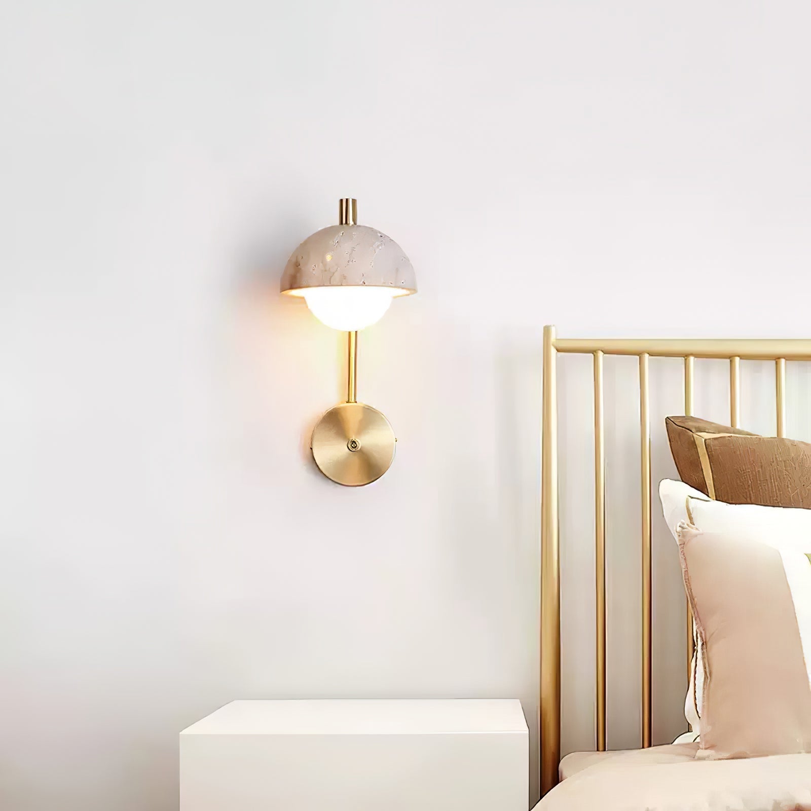 Ormaren Travertine Wall Light - Blowlighting