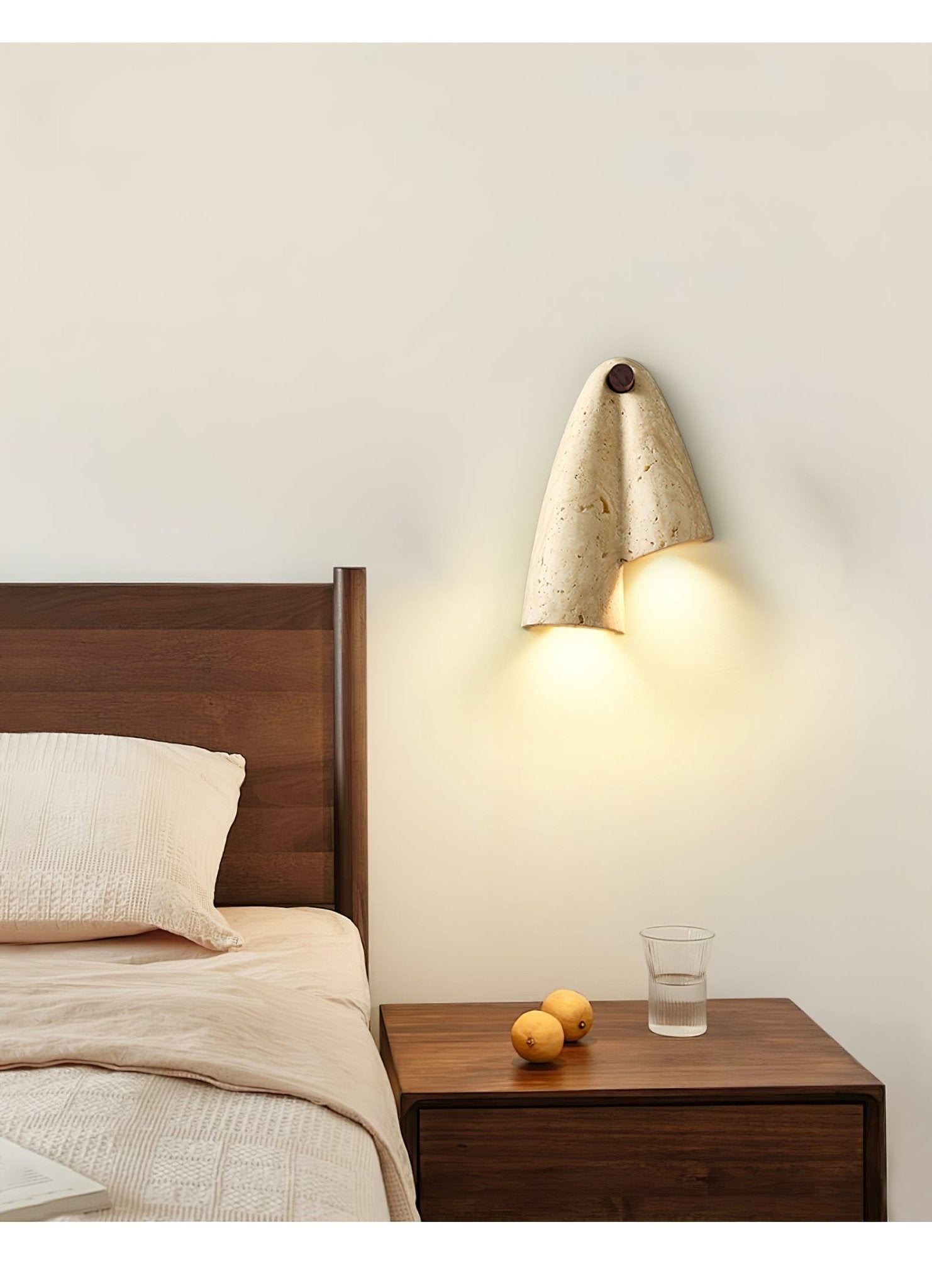 Artistic Travertine Wall Light - Letslighting