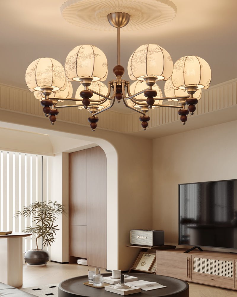 Velvet Petal Chandelier - Blowlighting