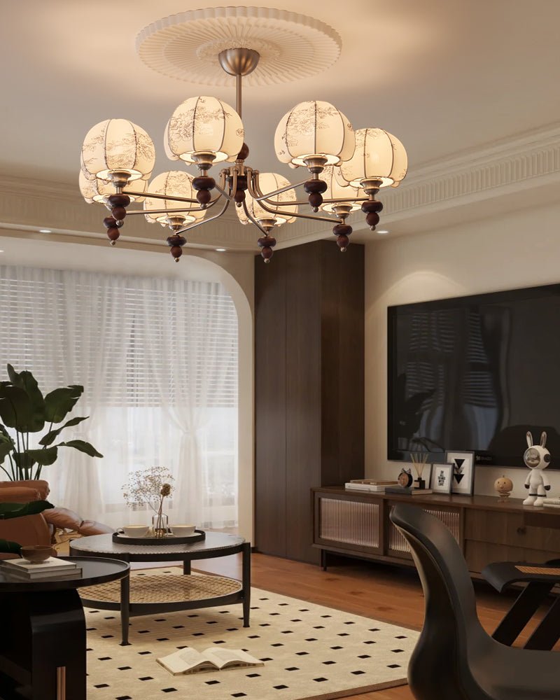 Velvet Petal Chandelier - Blowlighting