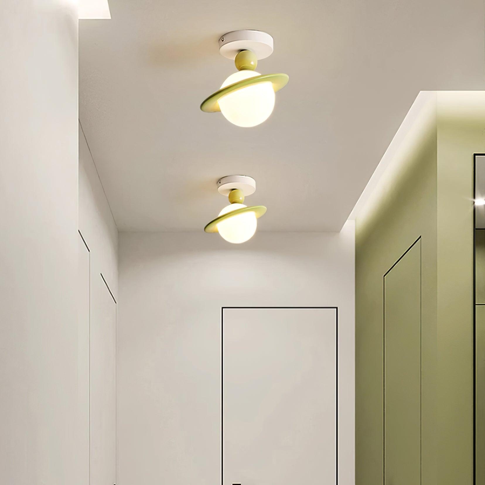 Pivoro Red and White Ceiling Light - Letslighting