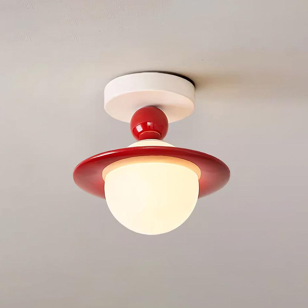 Pivoro Red and White Ceiling Light - Letslighting