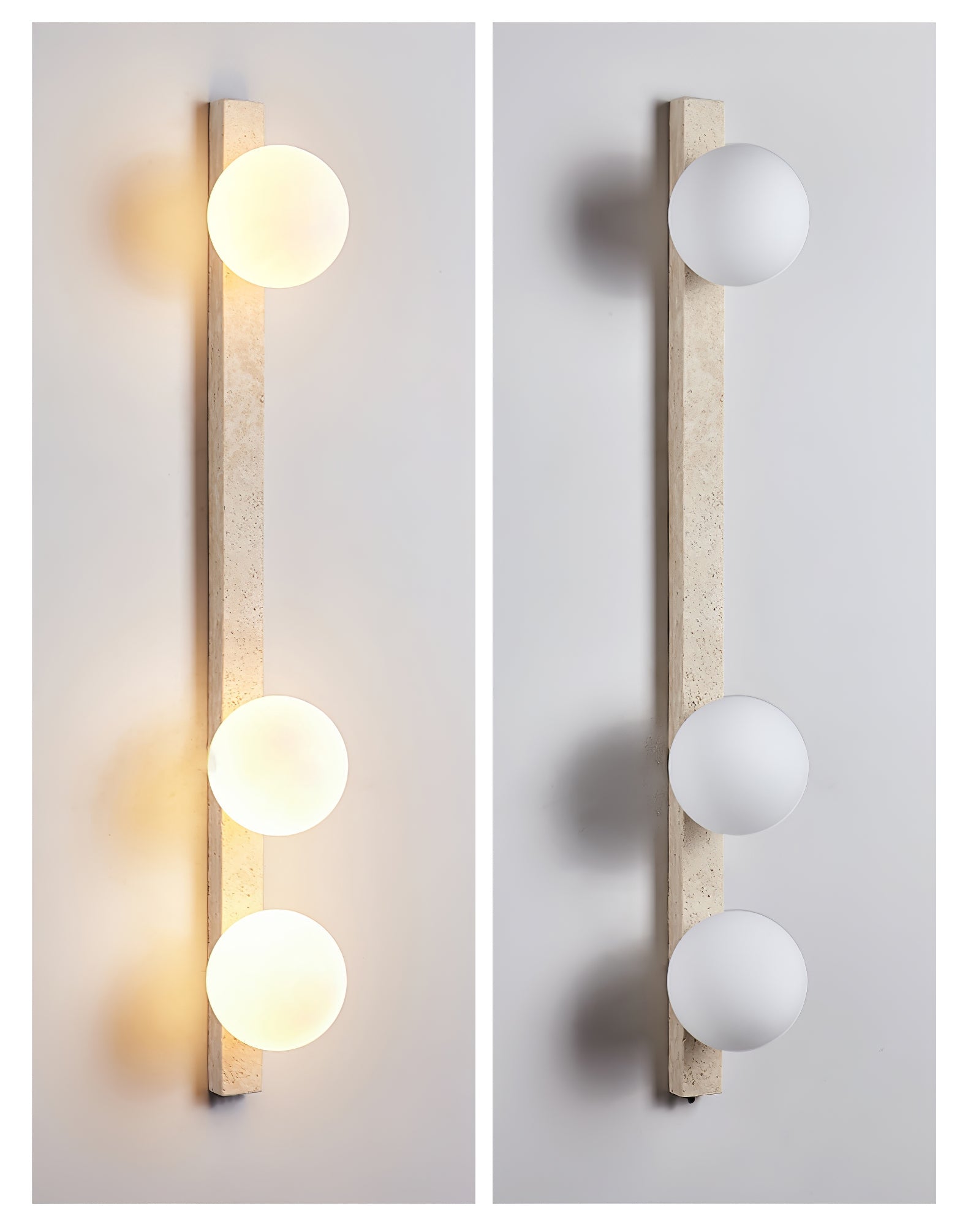 Zoshaira Travertine Wall Light - Letslighting