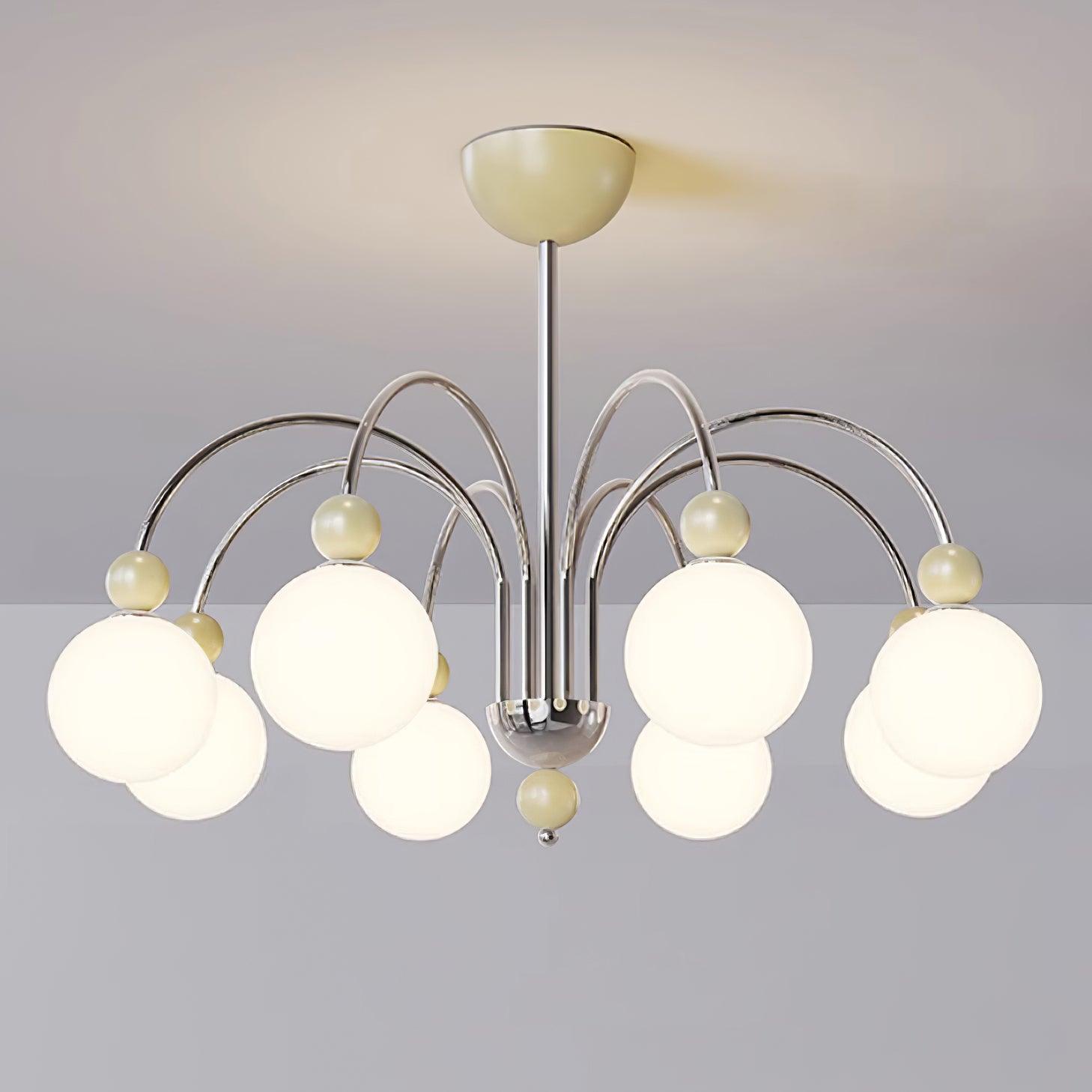 Vierra Carisa Chandelier Red Green Modern - Letslighting