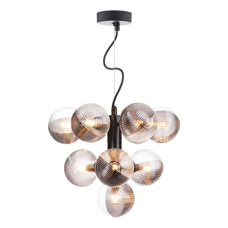 Alnorel 10-light Individual Creativity Metal Glass Chandelier - Lamp Copper