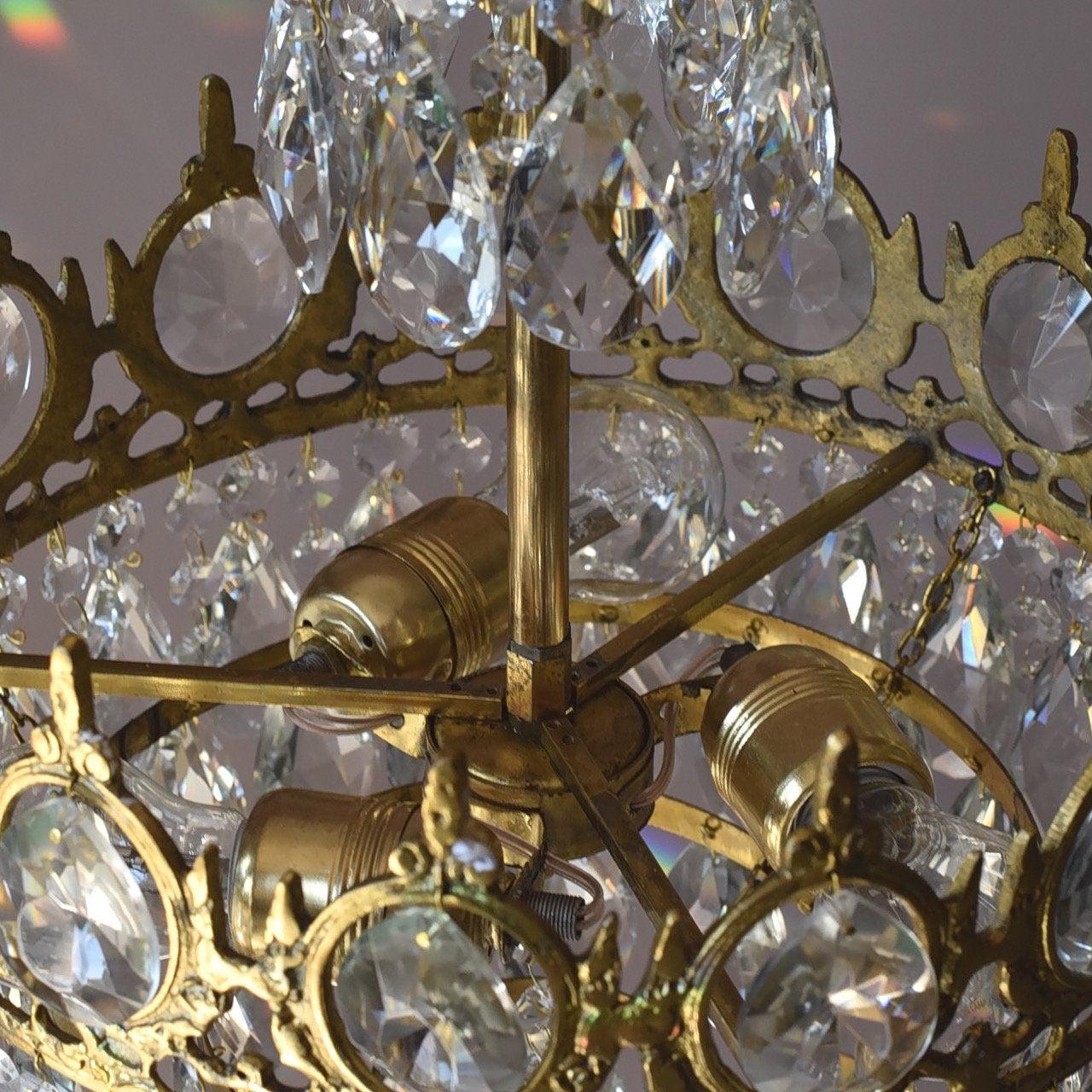 Vintage Crystal Chandelier - Blowlighting