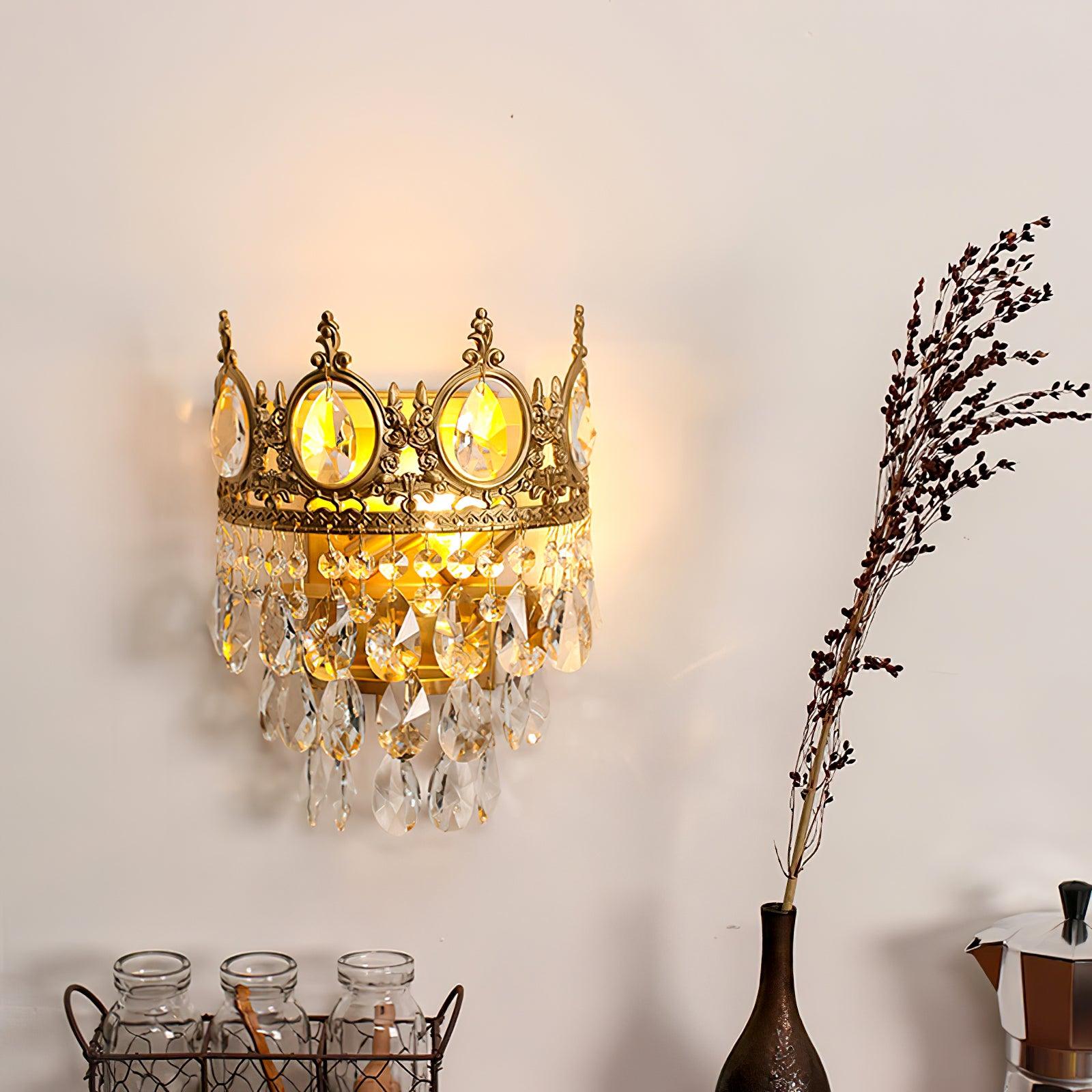 Ulliryra Vintage Crystal Wall Light - Letslighting