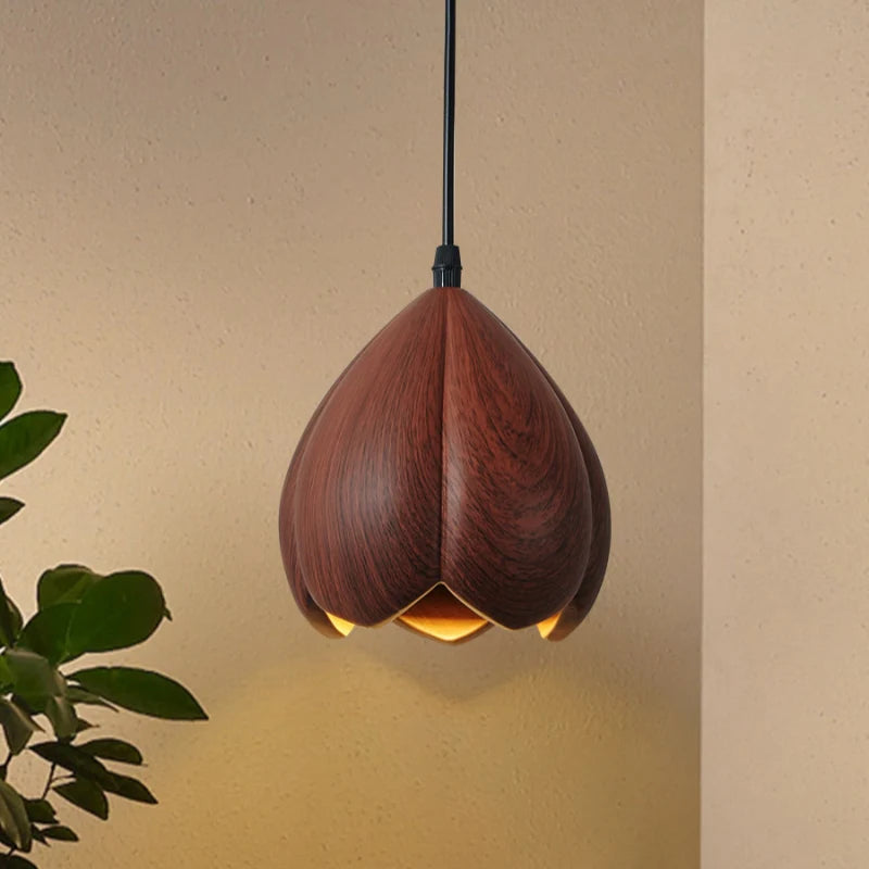 Ritta Fleur Vintage LED Suspension Métal Résine Salle à Manger