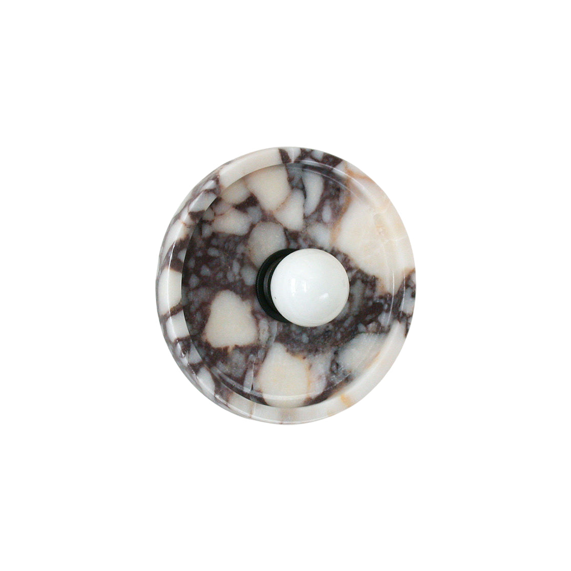 Ollaeos Modern Minimalist Disc Marble Metal Wall Lamp - Lamp Copper