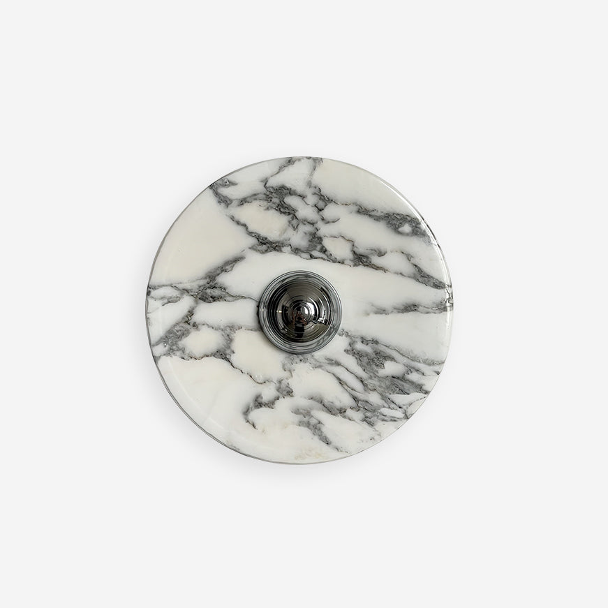 Wall Lamp Marble Disc LED Modern Light Fixture Multiple Colors - Letslighting