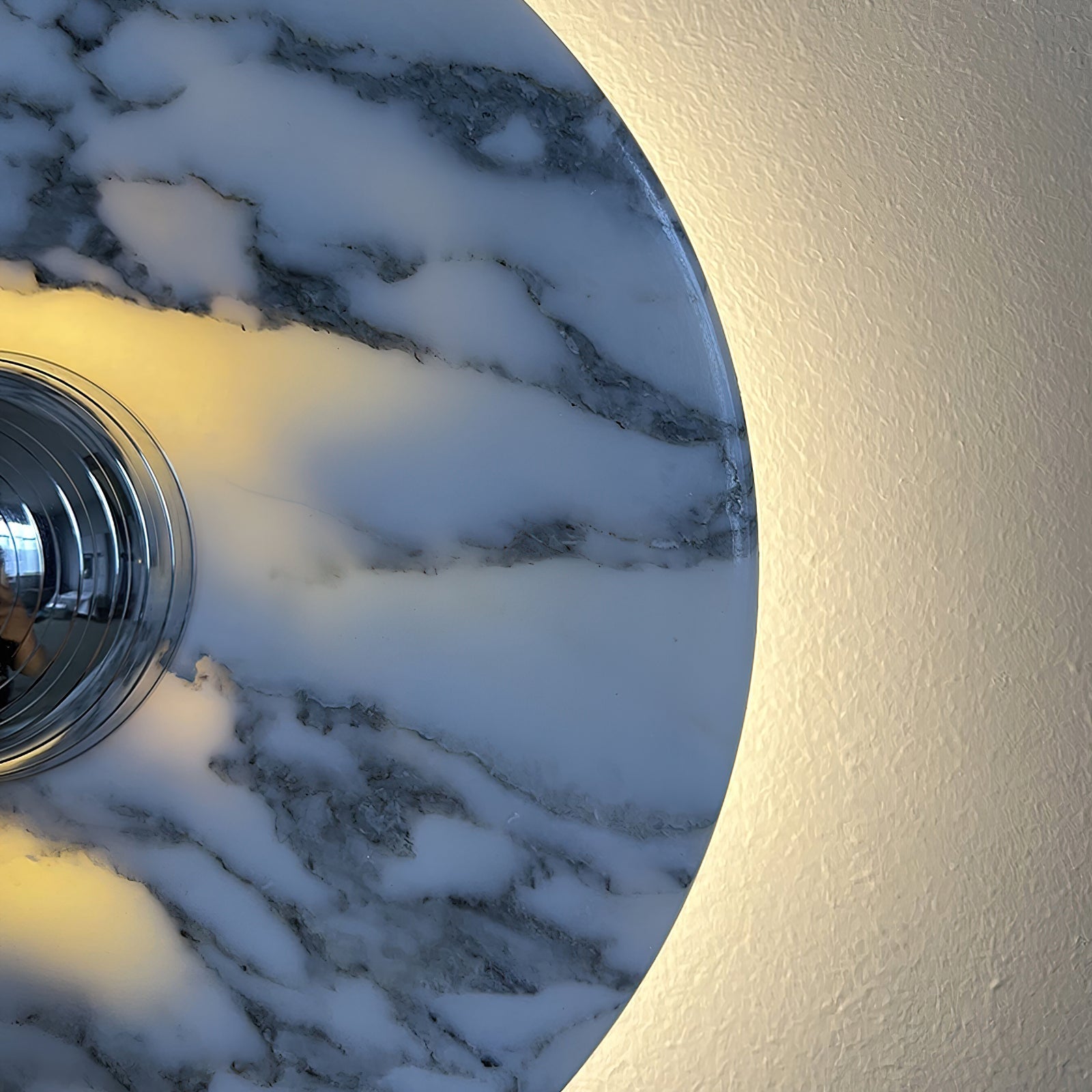 Wall Lamp Marble Disc LED Modern Light Fixture Multiple Colors - Letslighting