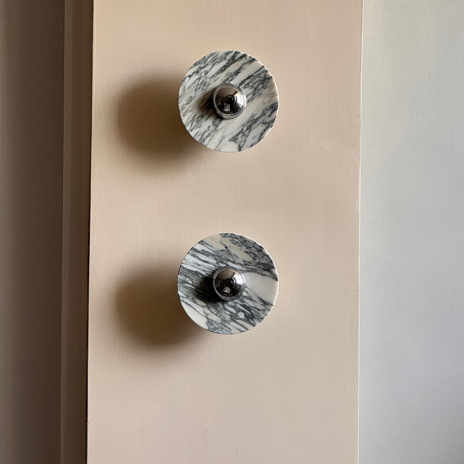 Wall Lamp Marble Disc LED Modern Light Fixture Multiple Colors - Letslighting