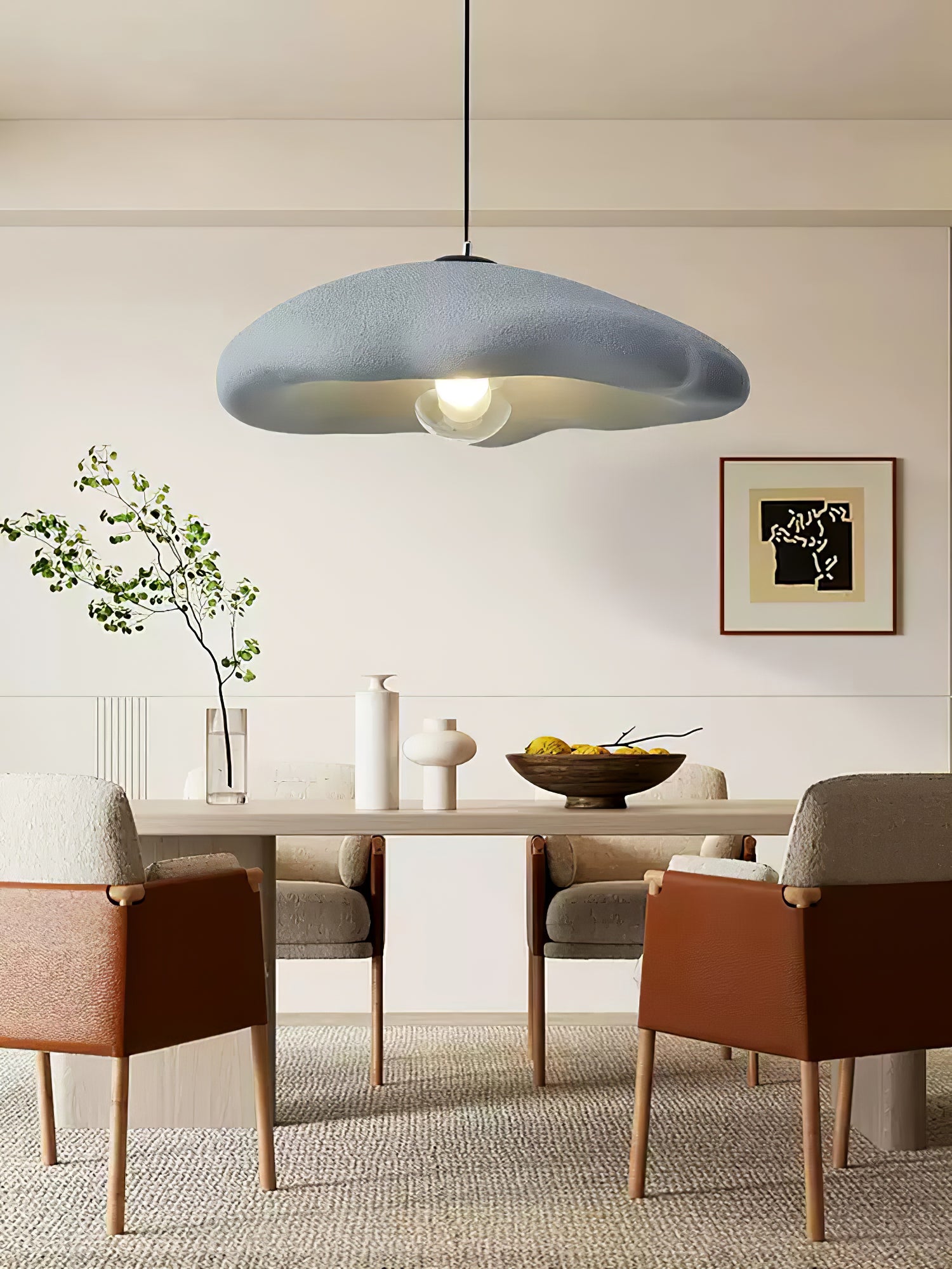 Nylire Modern Minimalist Art Plastic Metal Pendant Light - Blowlighting