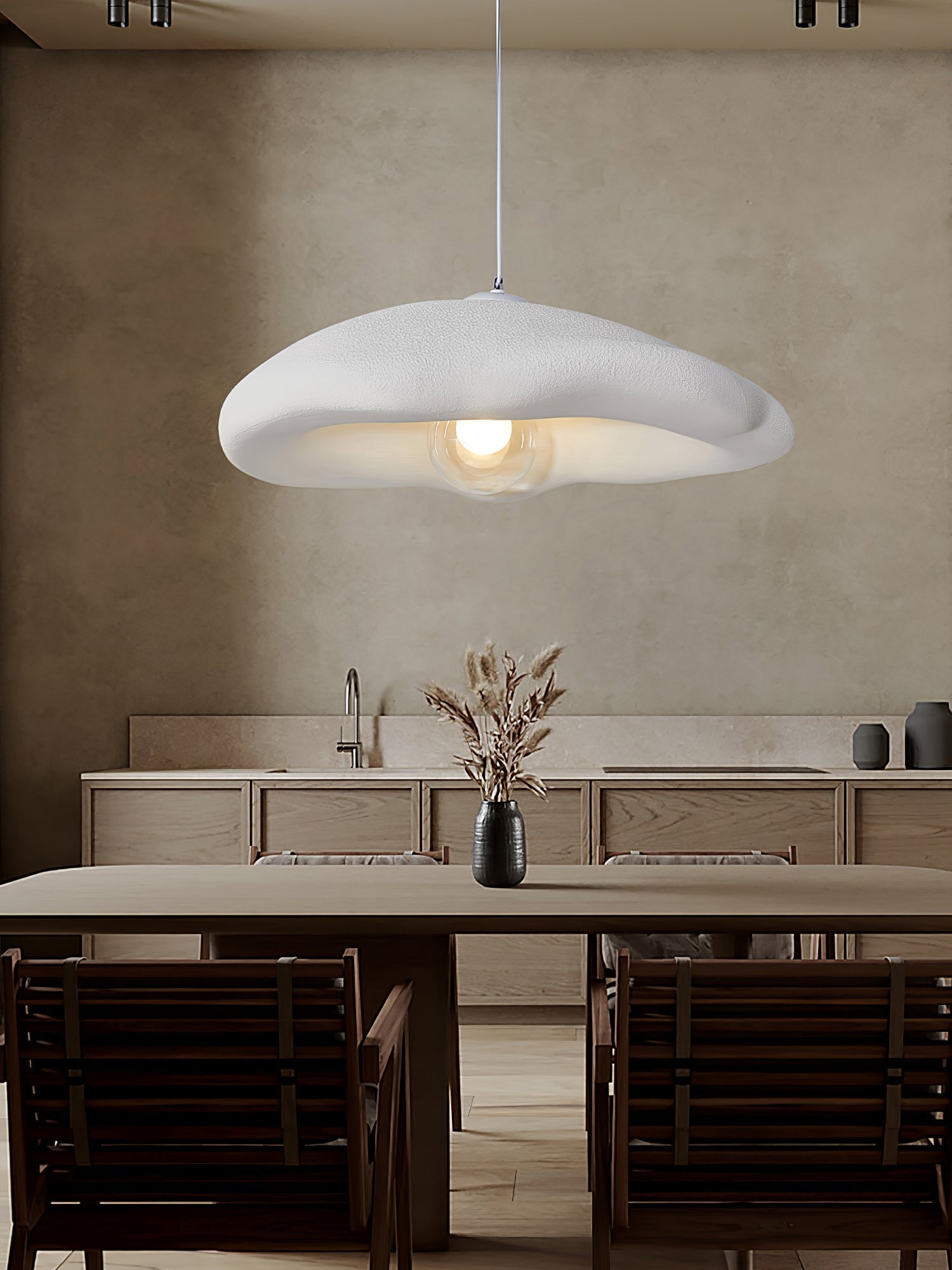 Nylire Modern Minimalist Art Plastic Metal Pendant Light - Blowlighting
