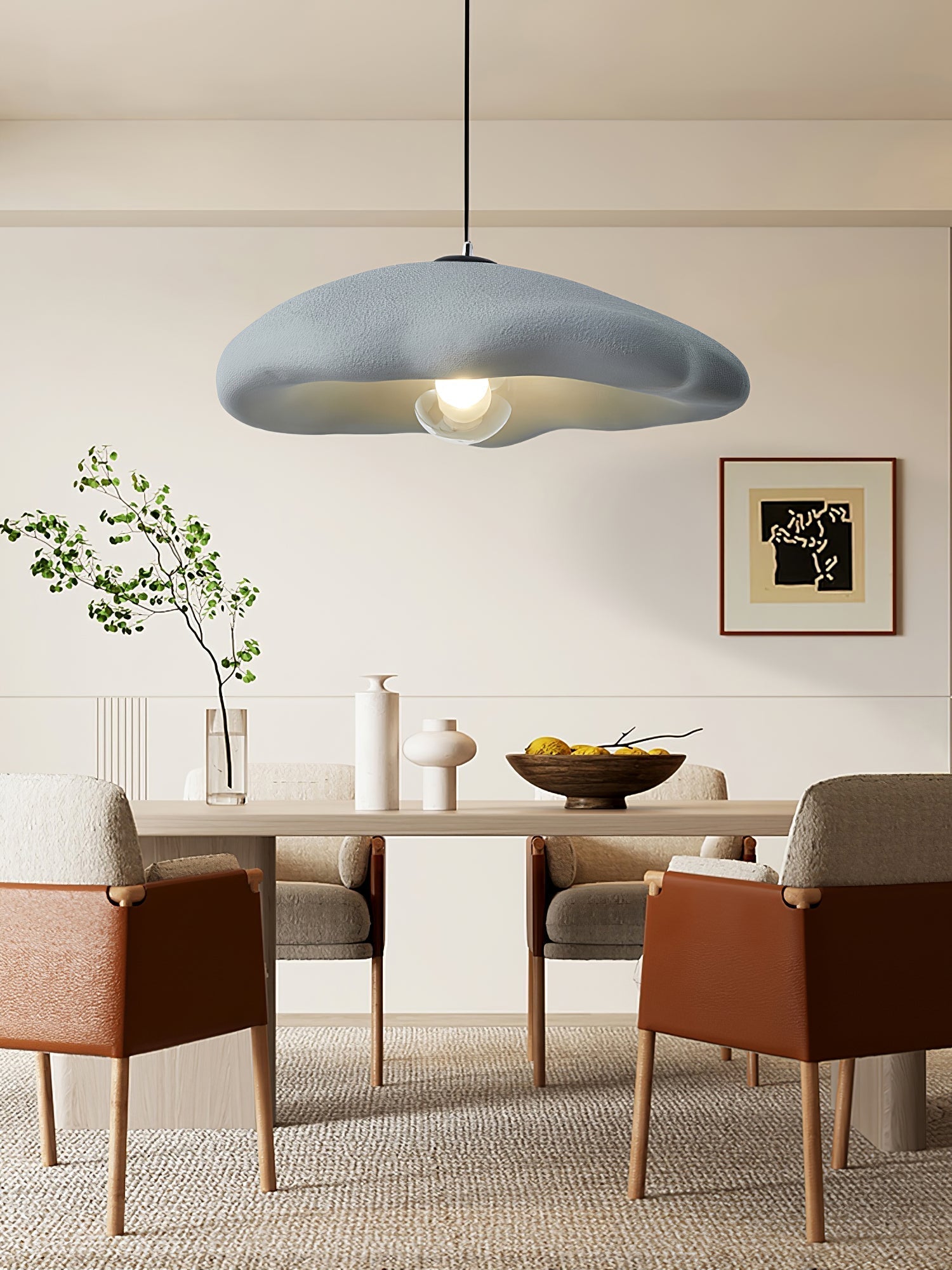 Nylire Modern Minimalist Art Plastic Metal Pendant Light - Blowlighting