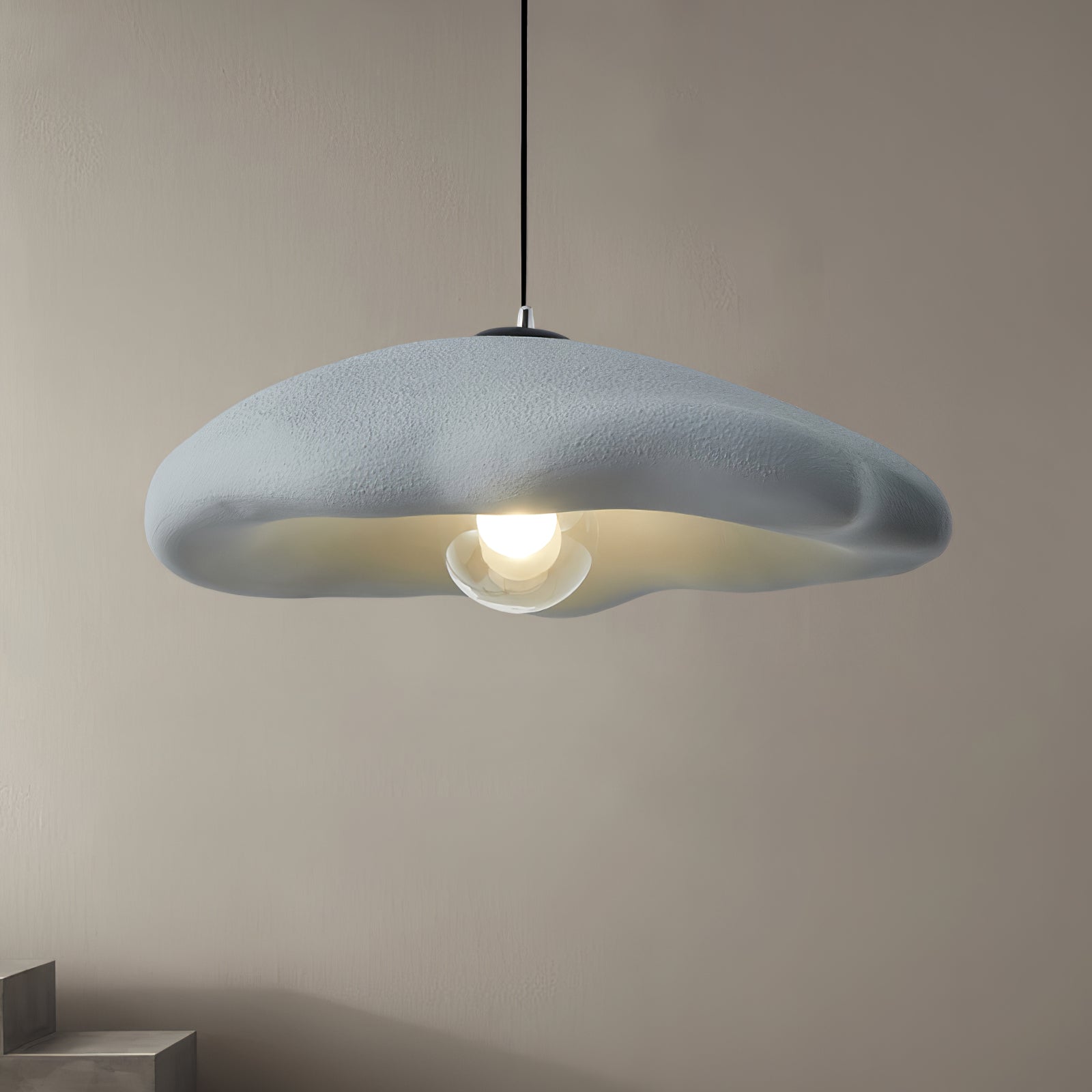 Nylire Modern Minimalist Art Plastic Metal Pendant Light - Blowlighting