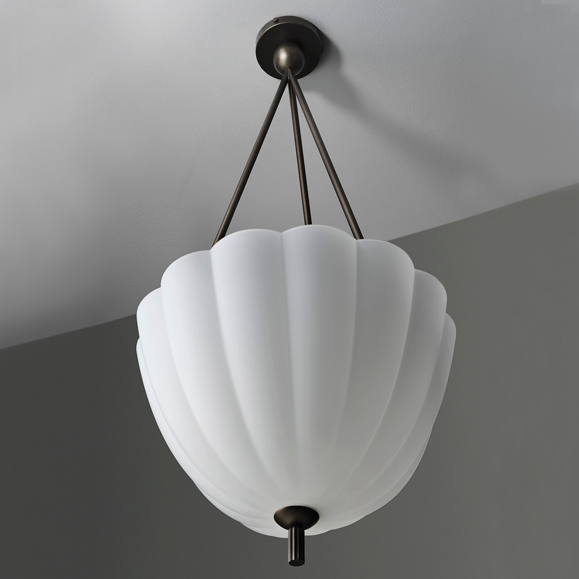 Vavelel Modern Minimalist Brass Glass Pendant Lamp - Lamp Copper