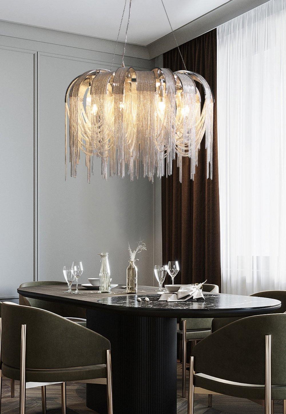 Length Chains Chandelier - Blowlighting