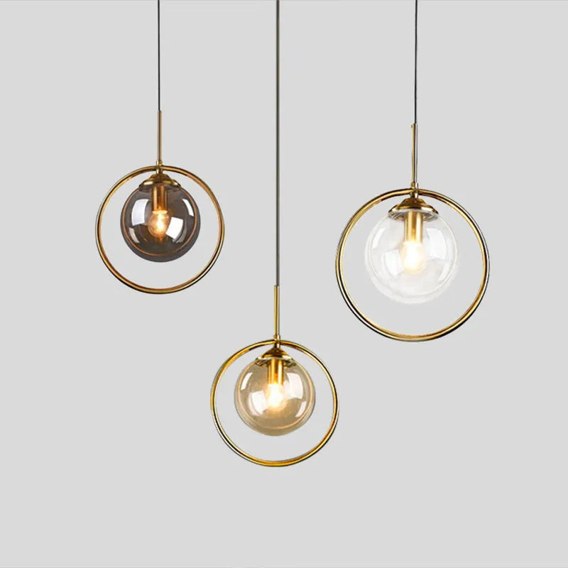 Valentina Luminaires Suspension, Verre & Métal