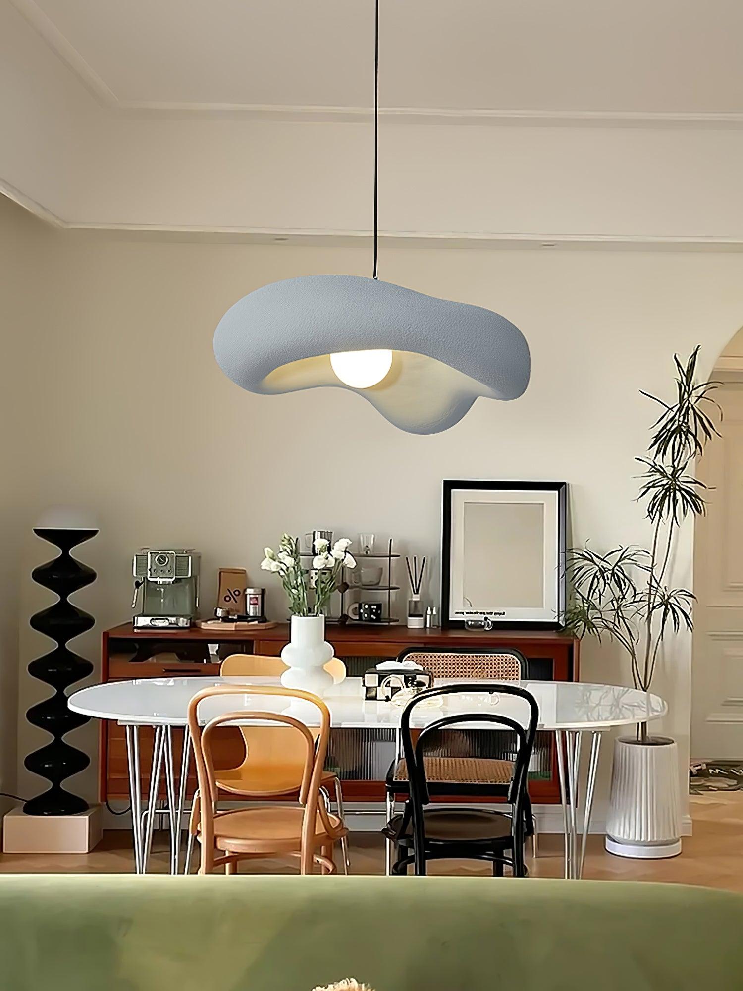 Pendant Lamp Resin in Organic Shape for Modern Interiors Natural - Letslighting