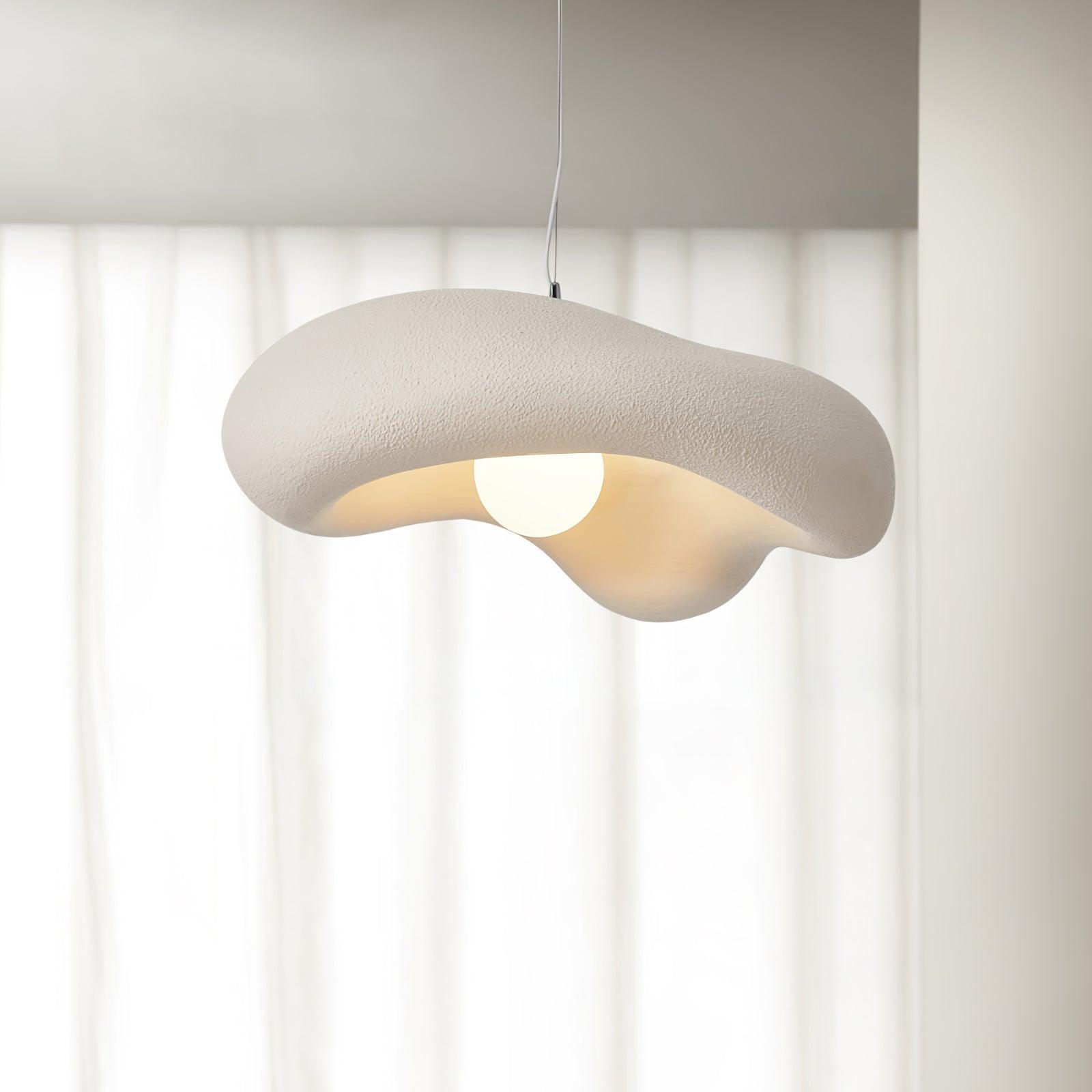 Pendant Lamp Resin in Organic Shape for Modern Interiors Natural - Letslighting