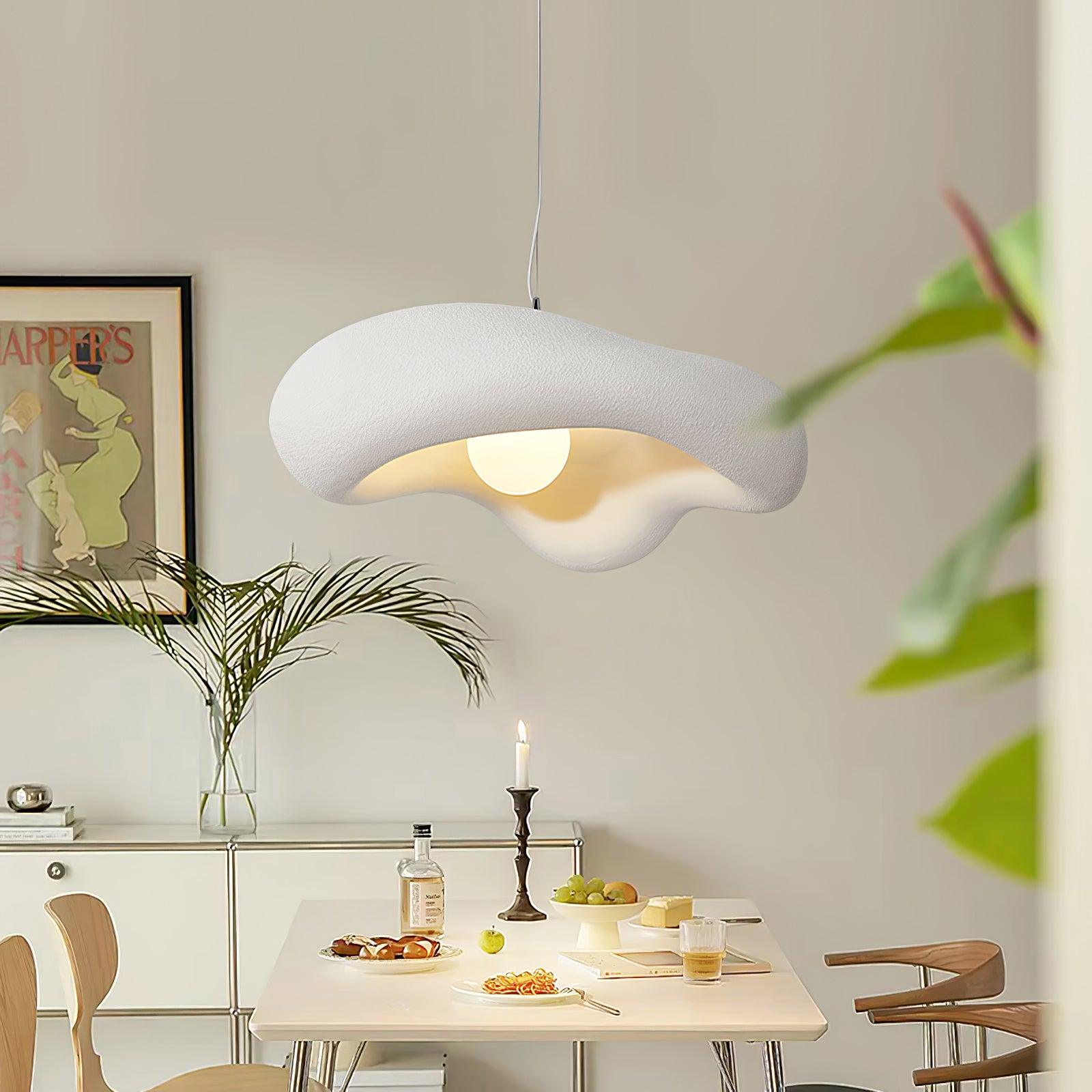 Pendant Lamp Resin in Organic Shape for Modern Interiors Natural - Letslighting