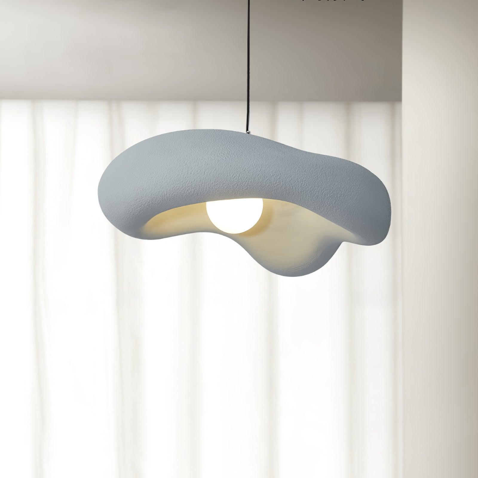 Pendant Lamp Resin in Organic Shape for Modern Interiors Natural - Letslighting