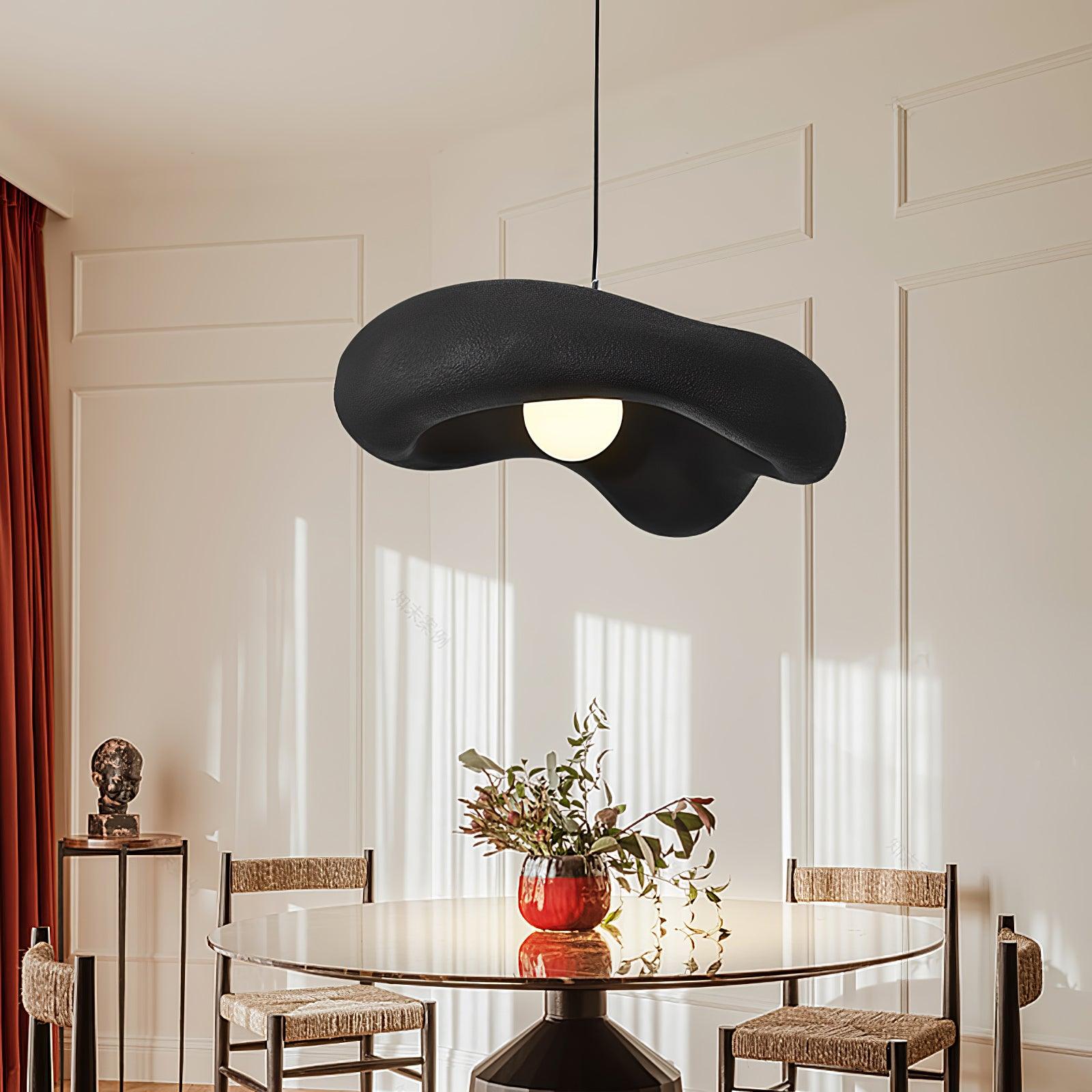 Pendant Lamp Resin in Organic Shape for Modern Interiors Natural - Letslighting