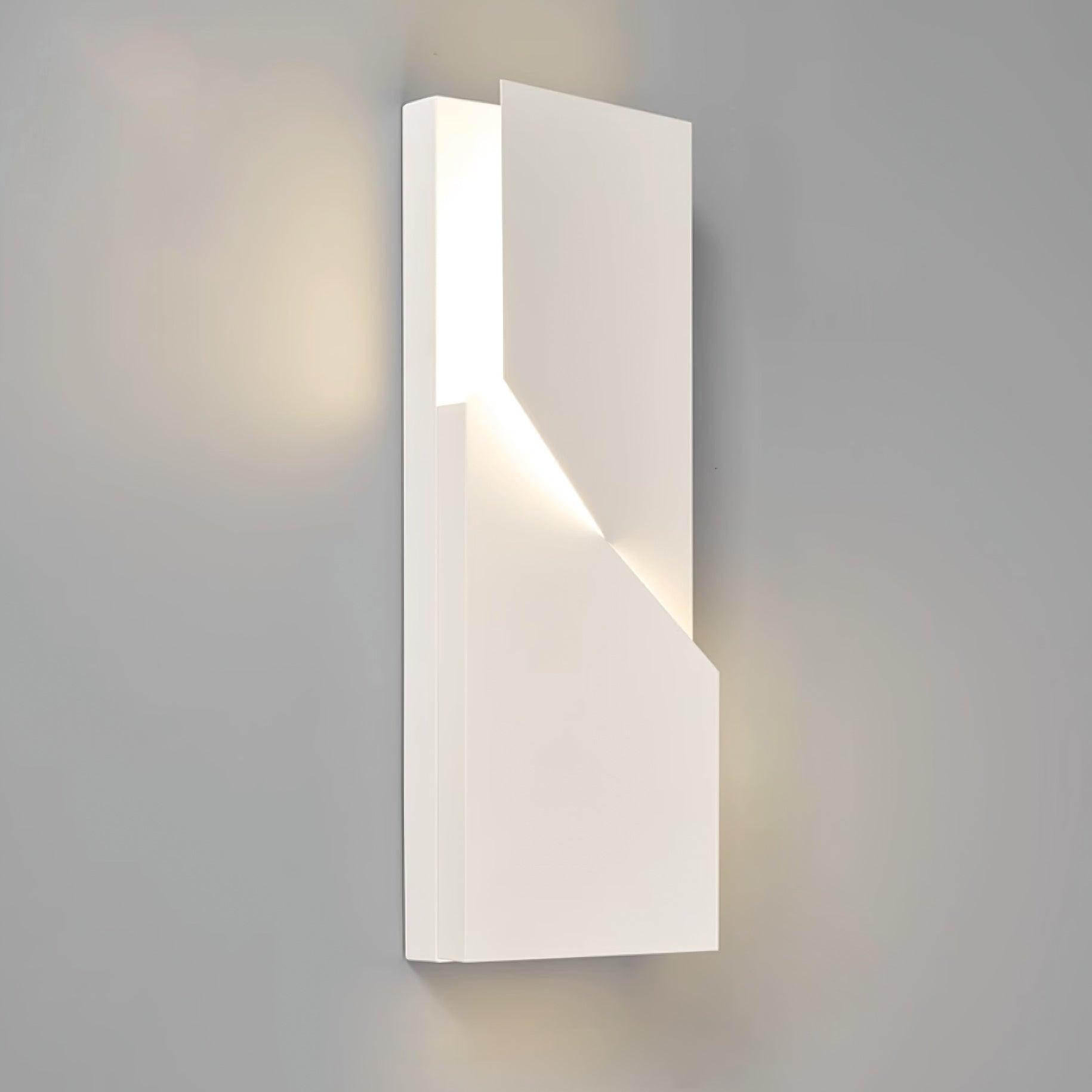 Wall Lamp 3D Geometric Panels Layered Light Art Remote Dimming Modern - Letslighting
