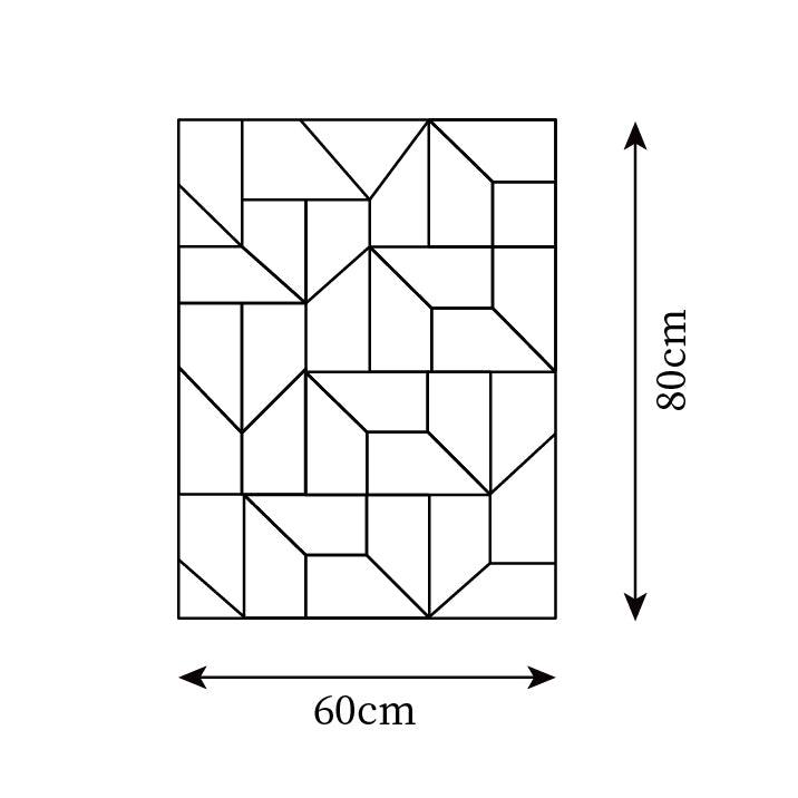 Wall Lamp 3D Geometric Panels Layered Light Art Remote Dimming Modern - Letslighting