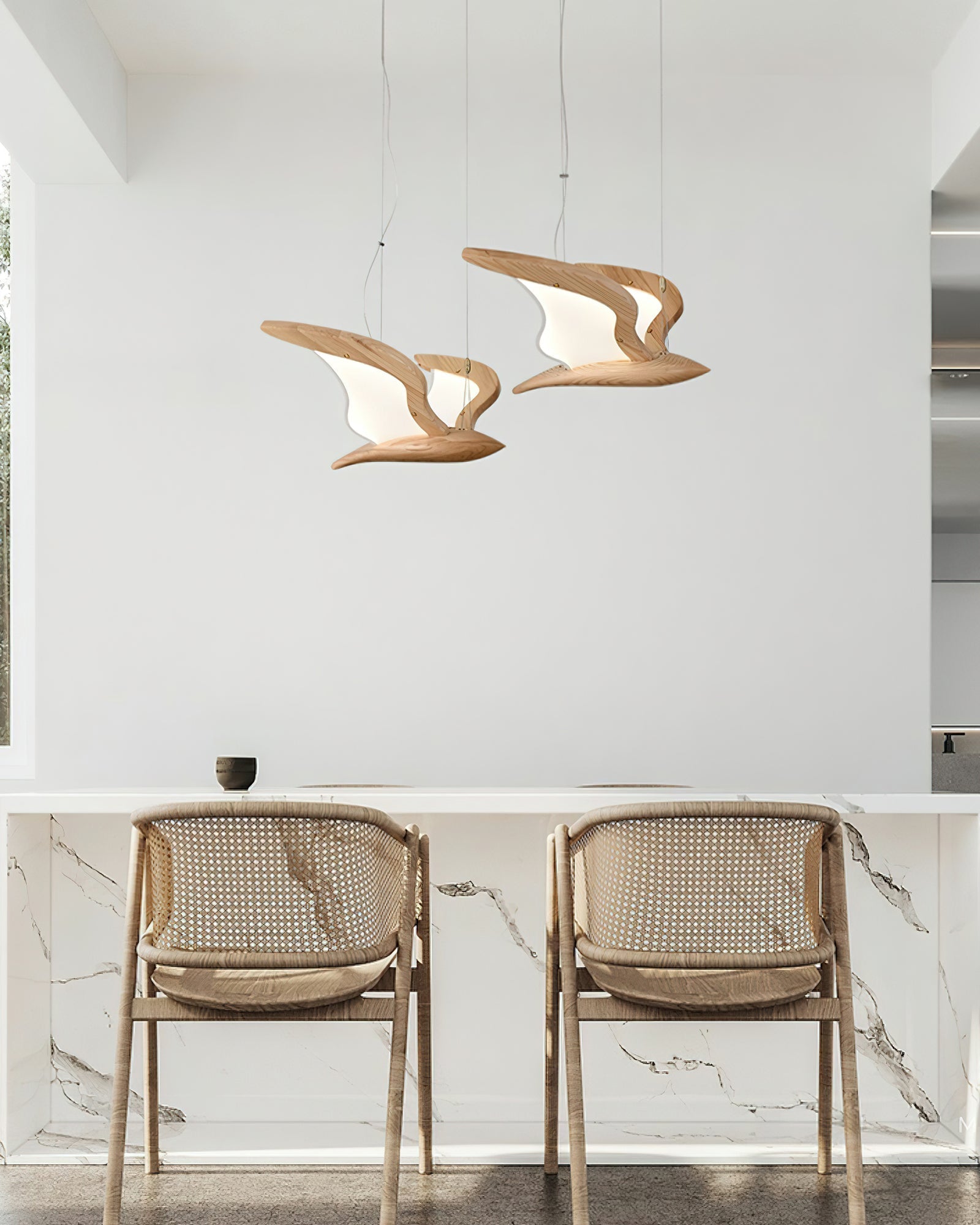 Warbler Chandelier - Blowlighting