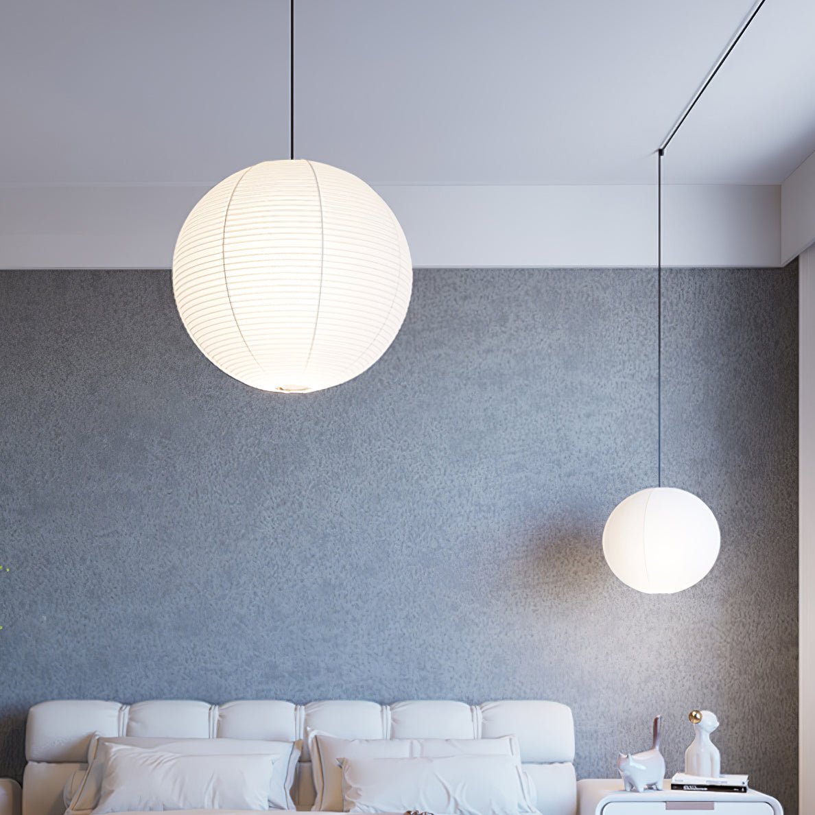 Akari A Pendant Swag Light - Blowlighting