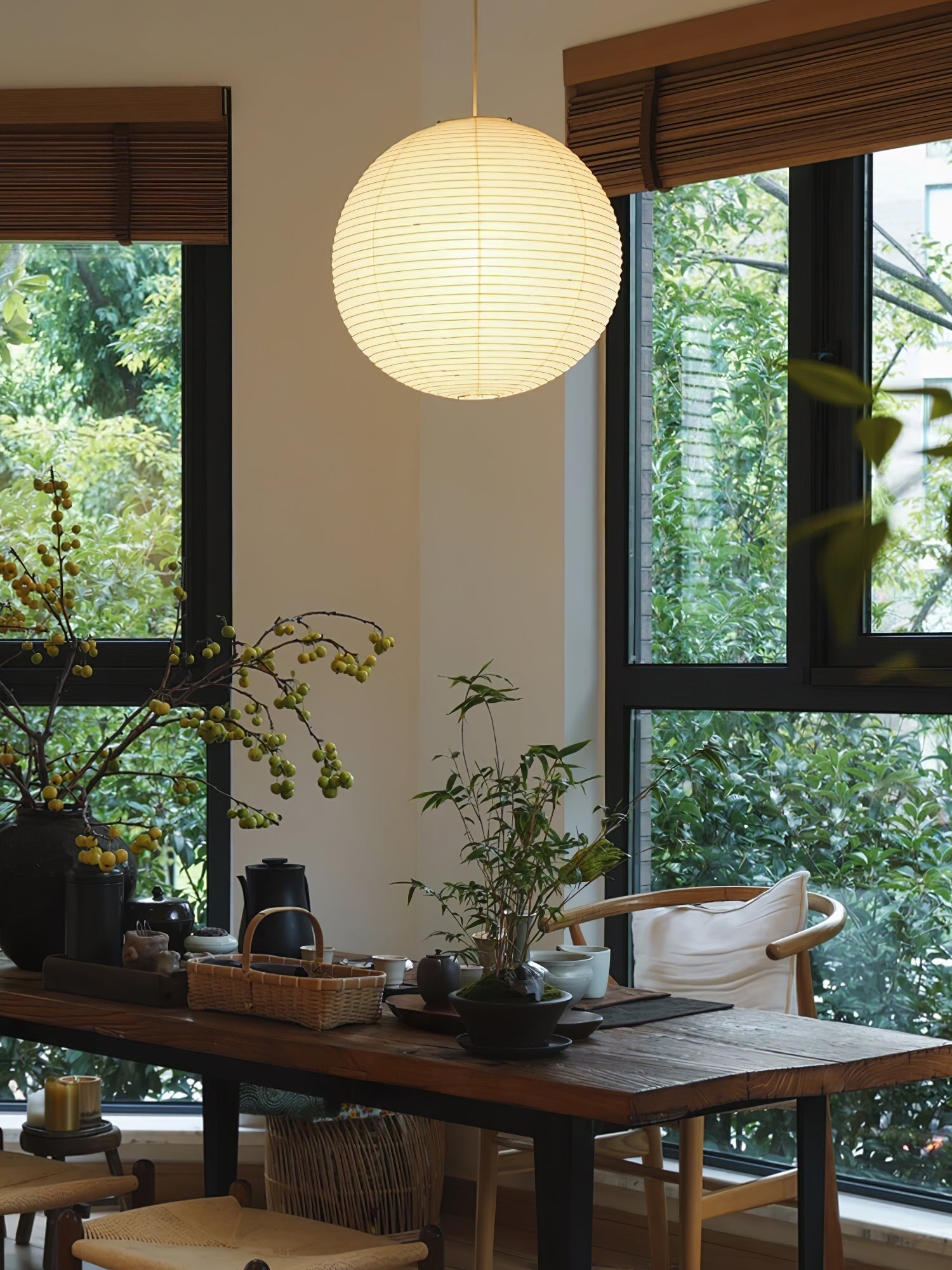 Washi Paper A Pendant Lamp - Blowlighting