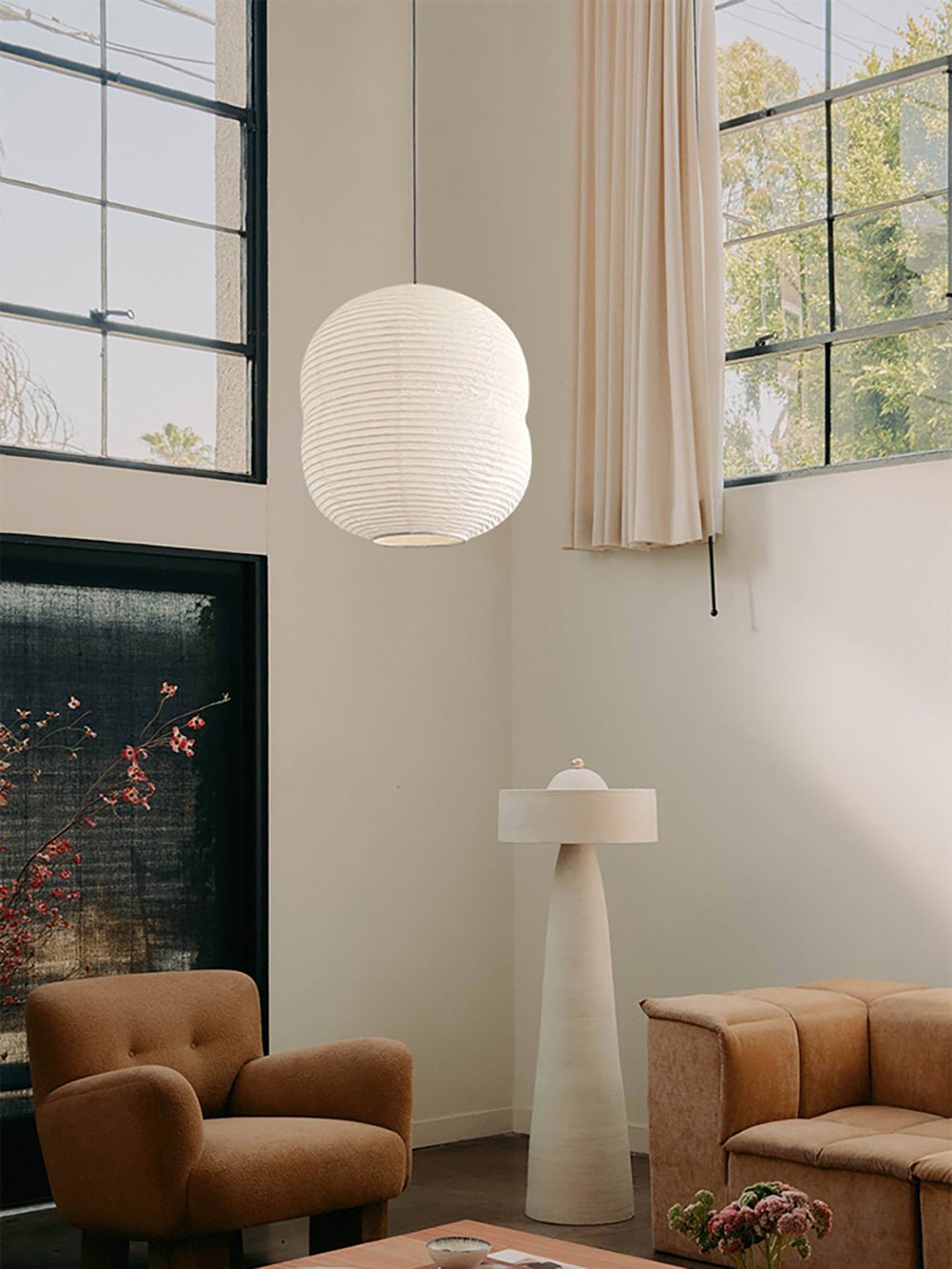 Washi Paper Mini Pendant Light - Blowlighting