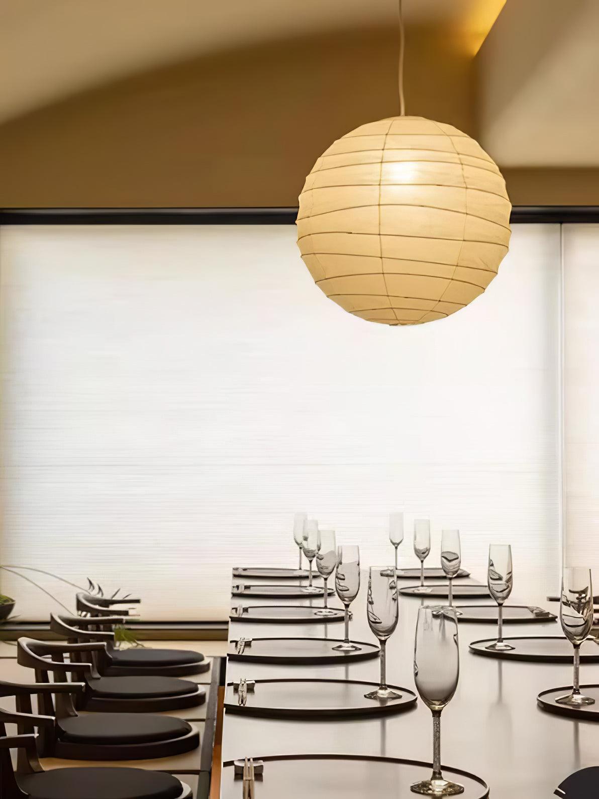 Washi Paper Pendant Swag Lamp - Blowlighting