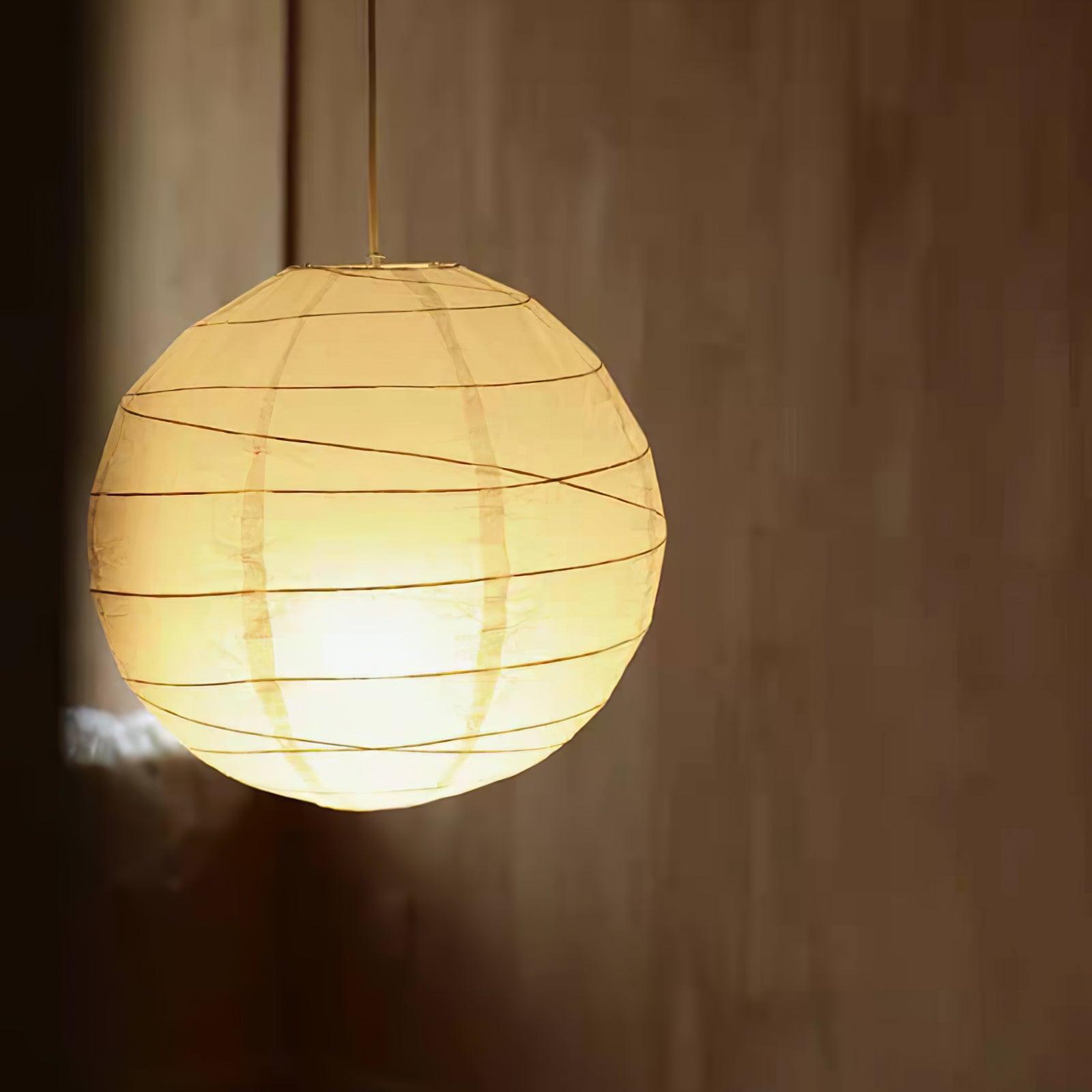 Washi Paper Pendant Swag Lamp - Blowlighting